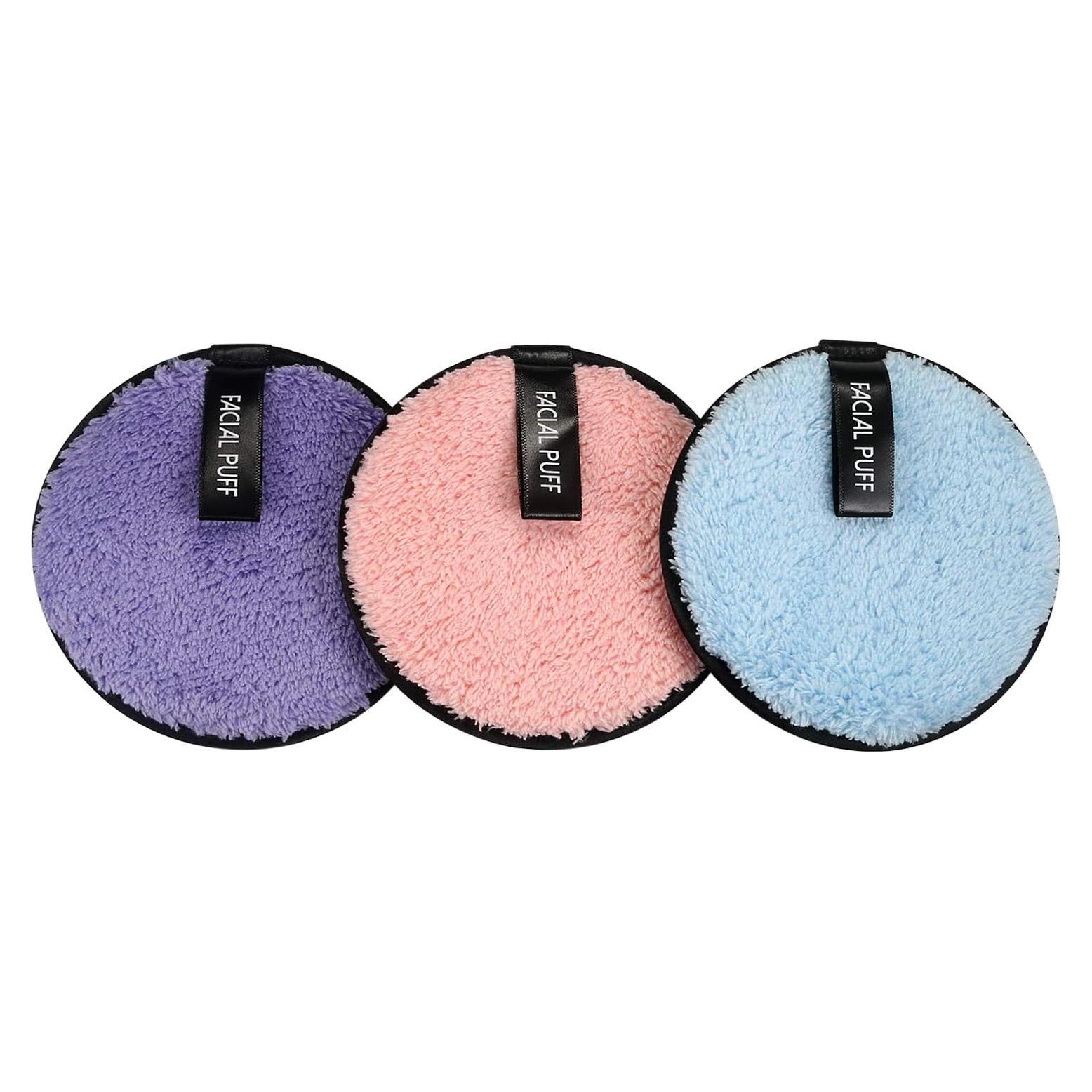 Almohadillas Desmaquillantes Vtrem 3 Colores Microfibra