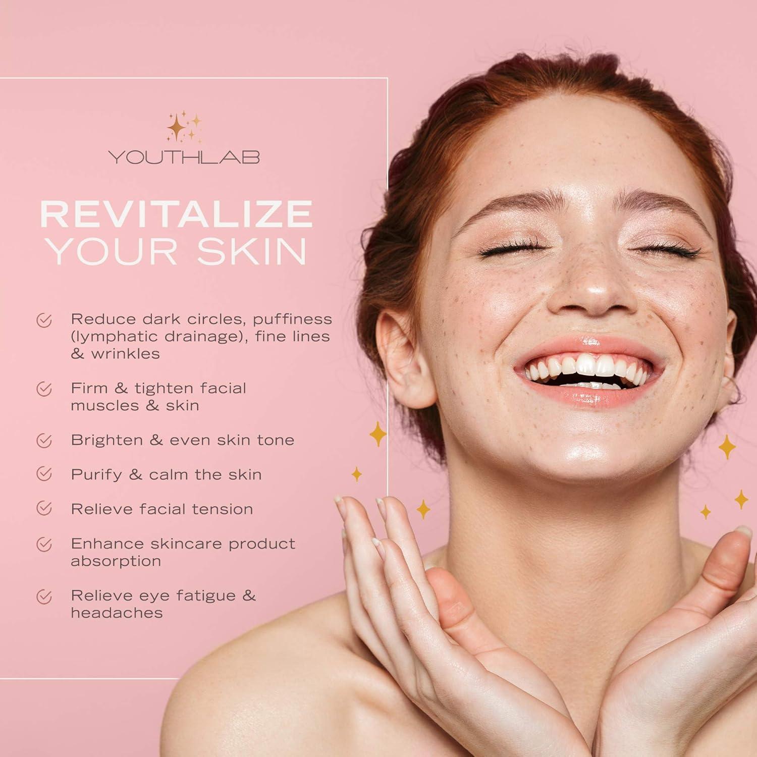 Varita de Ojos y Cara YOUTHLUX Oro Rosa - Calor y Vibración