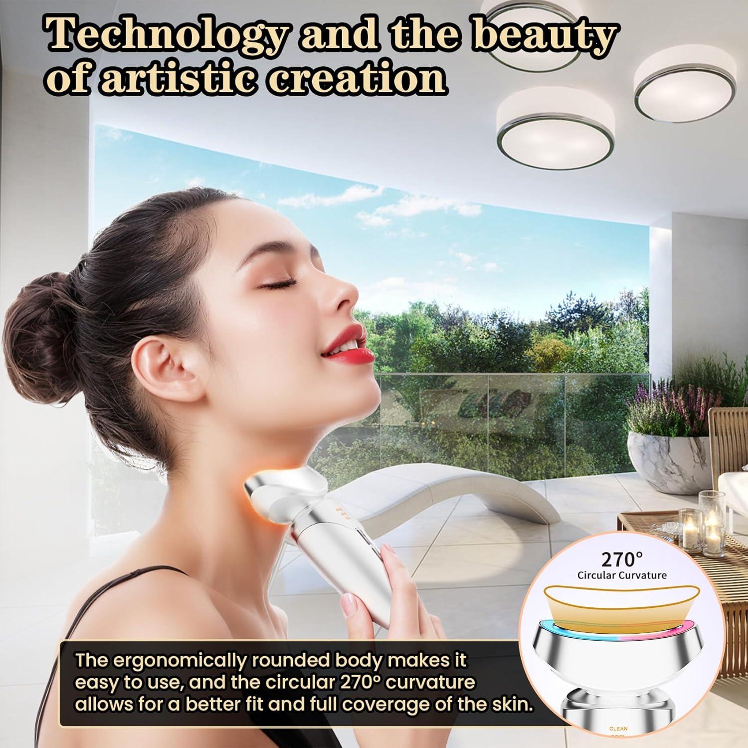 Dispositivo de Belleza LED Yolopim para Cara y Cuello