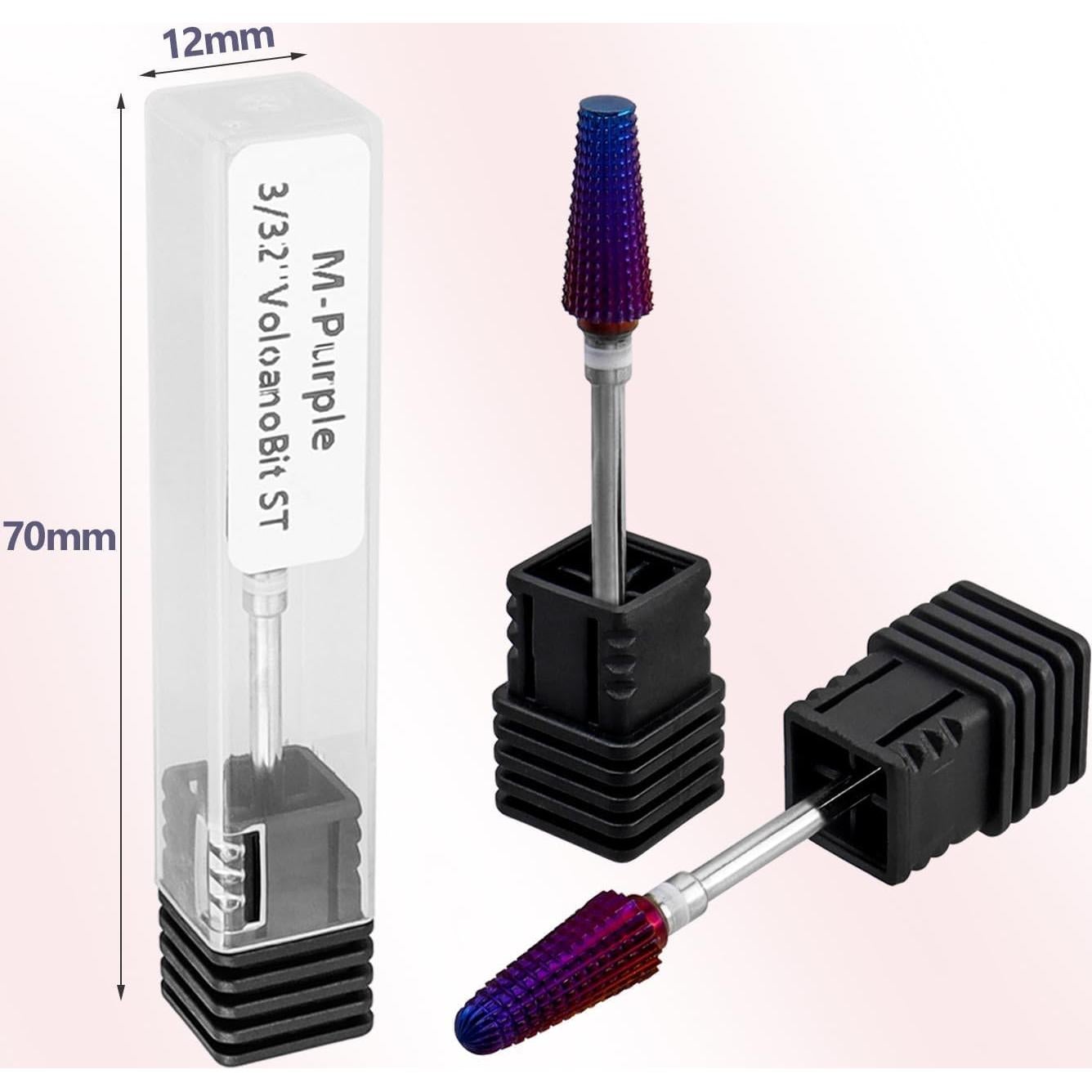 4 Pcs Brocas de Lima de Uñas Bestgle 5 en 1 Profesional