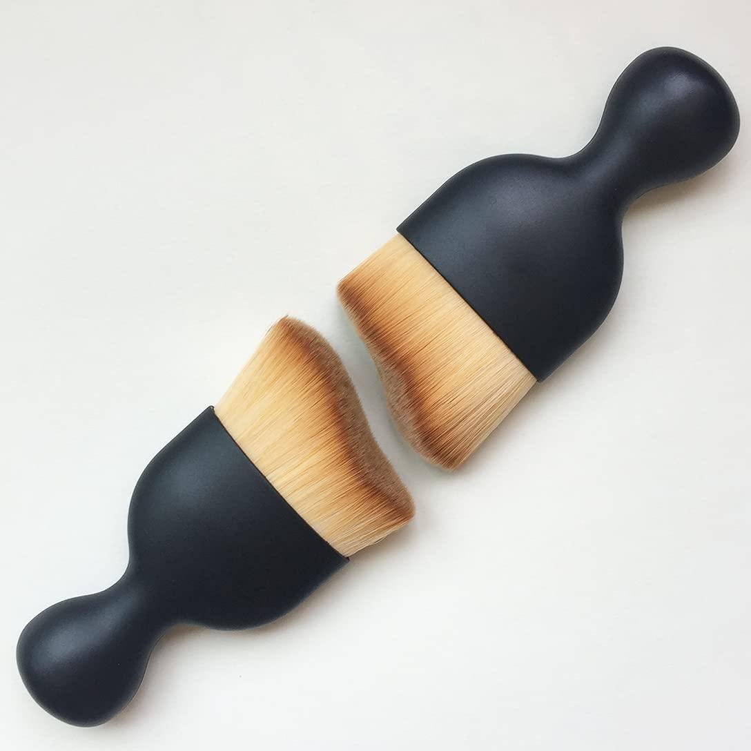 Brocha Kabuki Multifuncional RN BEAUTY para Maquillaje - Marrón