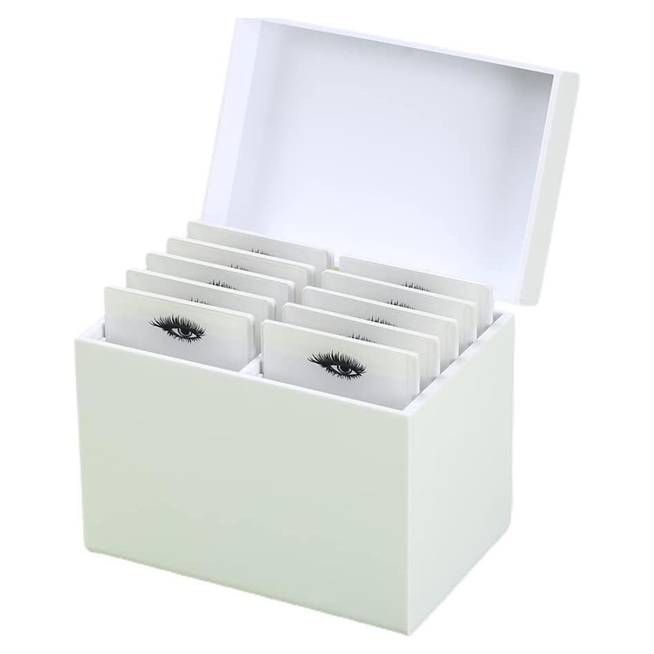 Caja de Almacenamiento LIXIMMAZN 10 Capas Acrílica Blanca