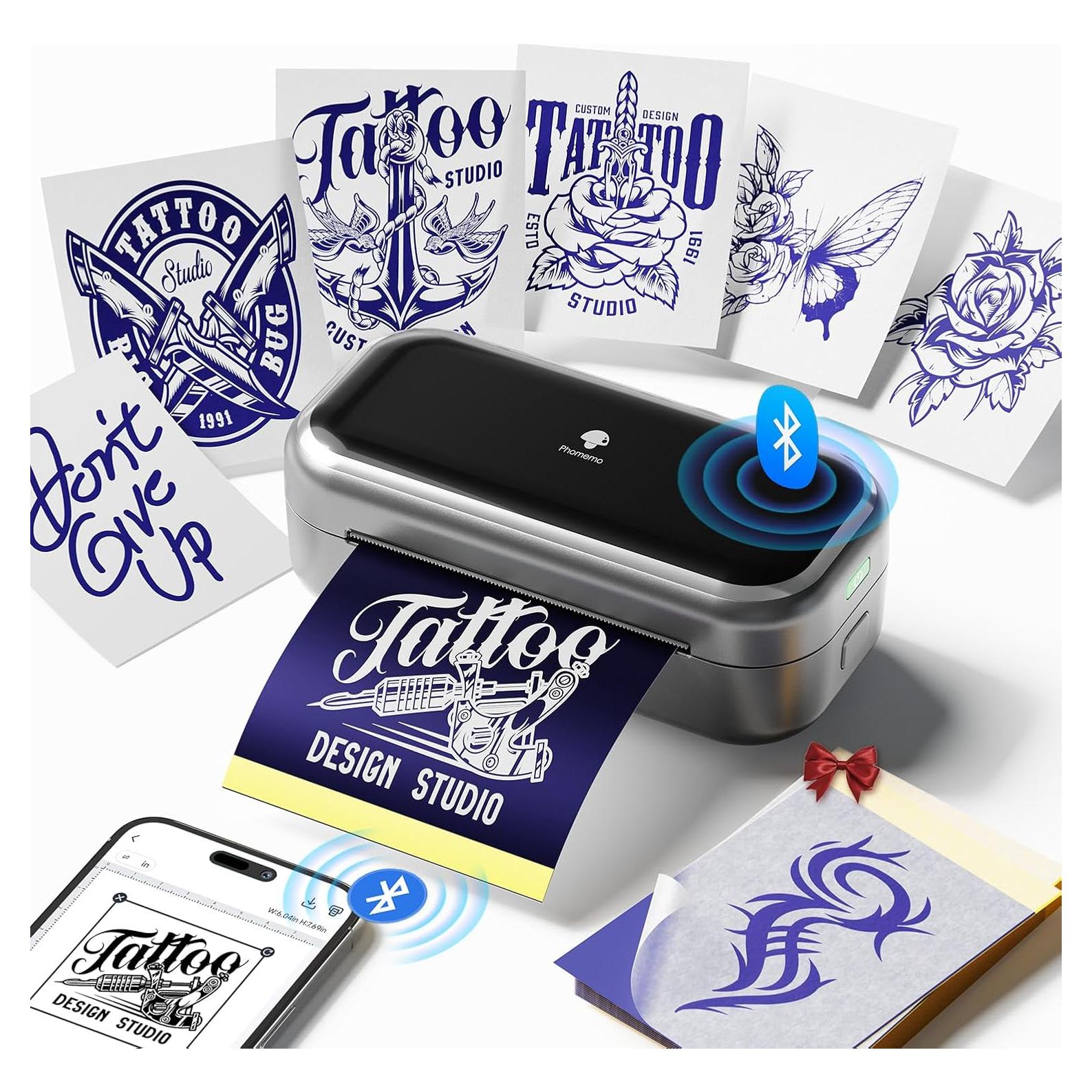 Impresora de Tatuajes Mini Phomemo TP31 con 30 Hojas