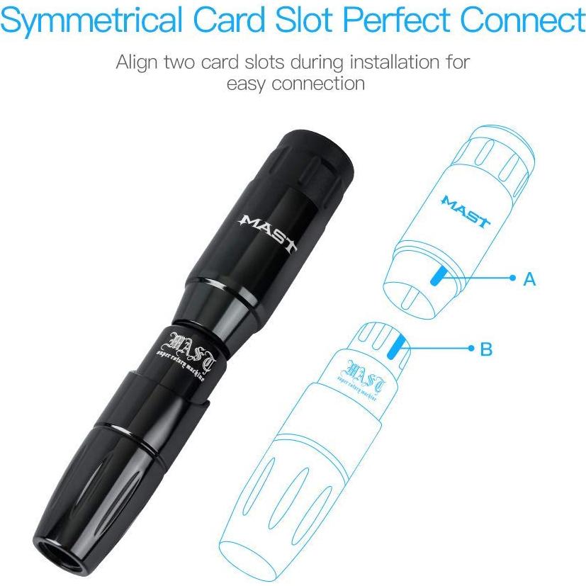 Máquina de Tatuaje Sin Cable Mast Tour, Rotativa Profesional