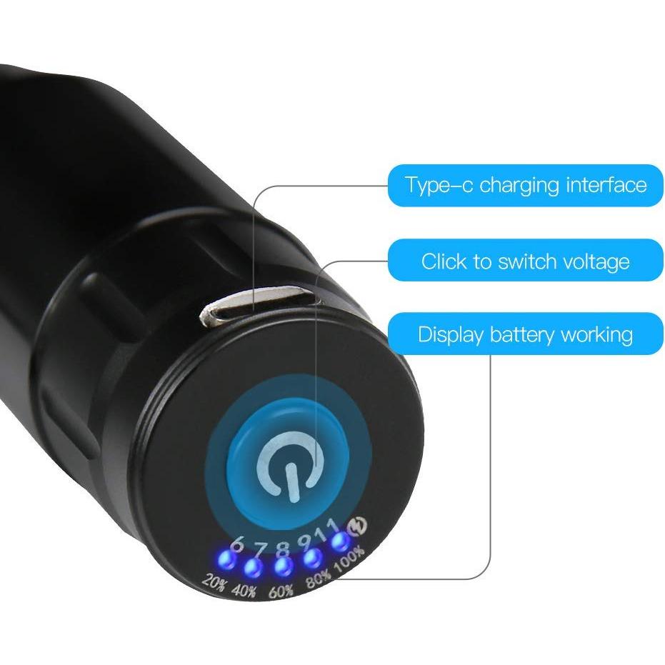 Máquina de Tatuaje Sin Cable Mast Tour, Rotativa Profesional