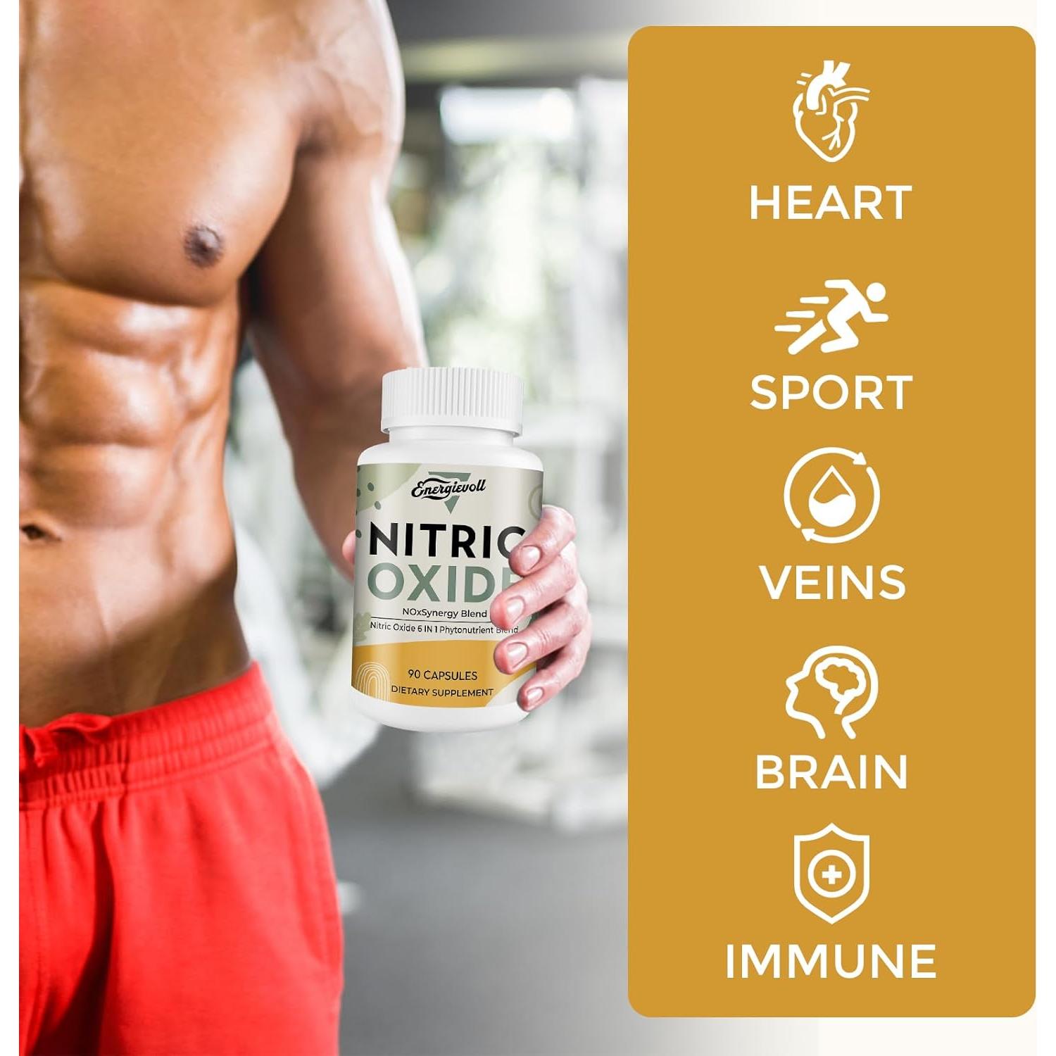 Suplemento Óxido Nítrico Energievoll 90 Cápsulas 131g