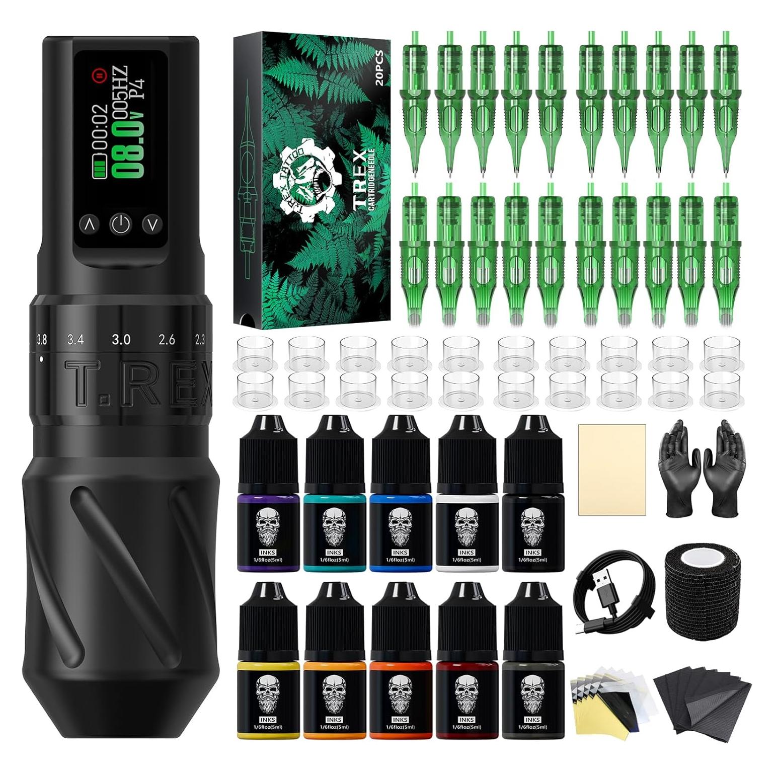 Kit de Tatuaje Inalámbrico U-REX para Principiantes