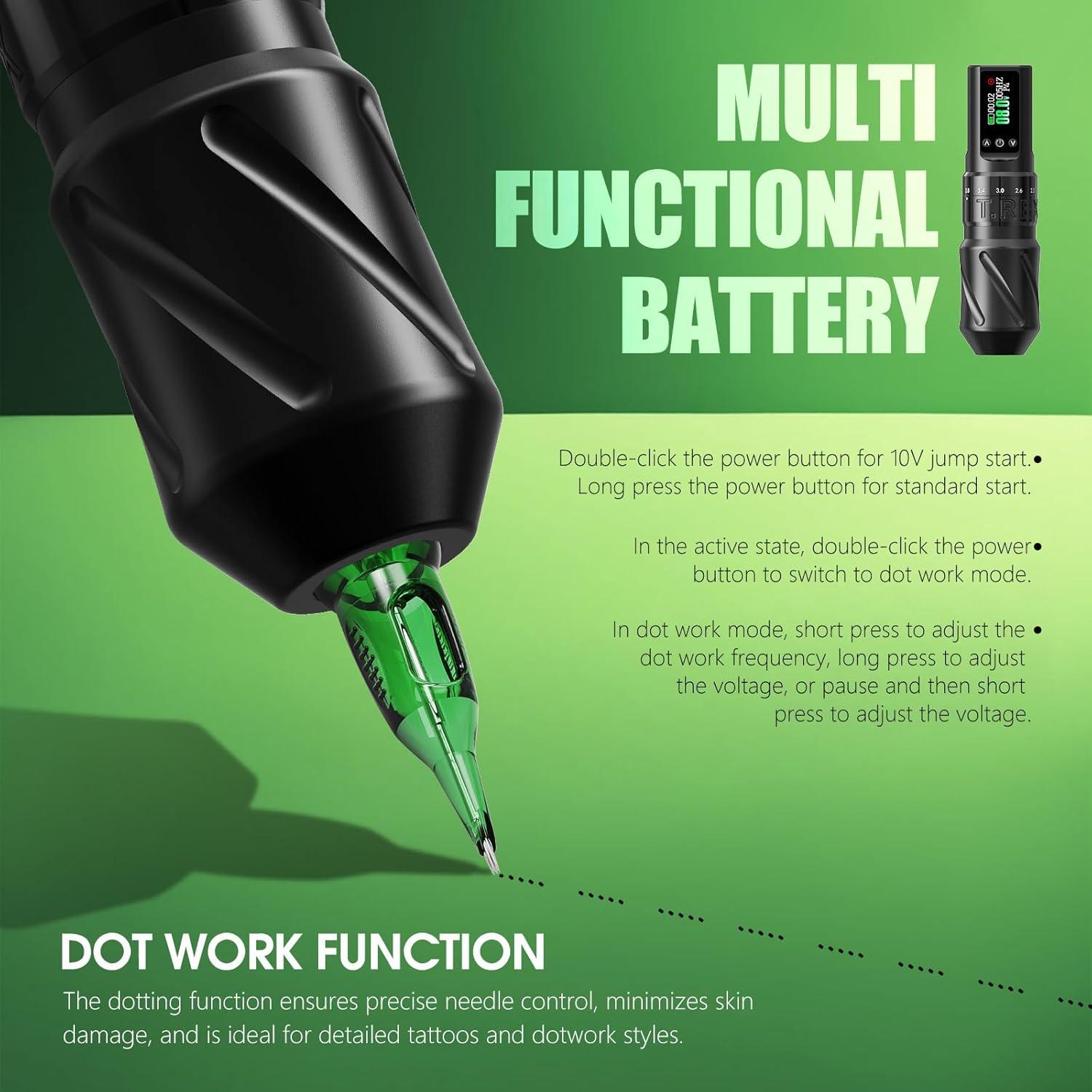 Kit de Tatuaje Inalámbrico U-REX para Principiantes