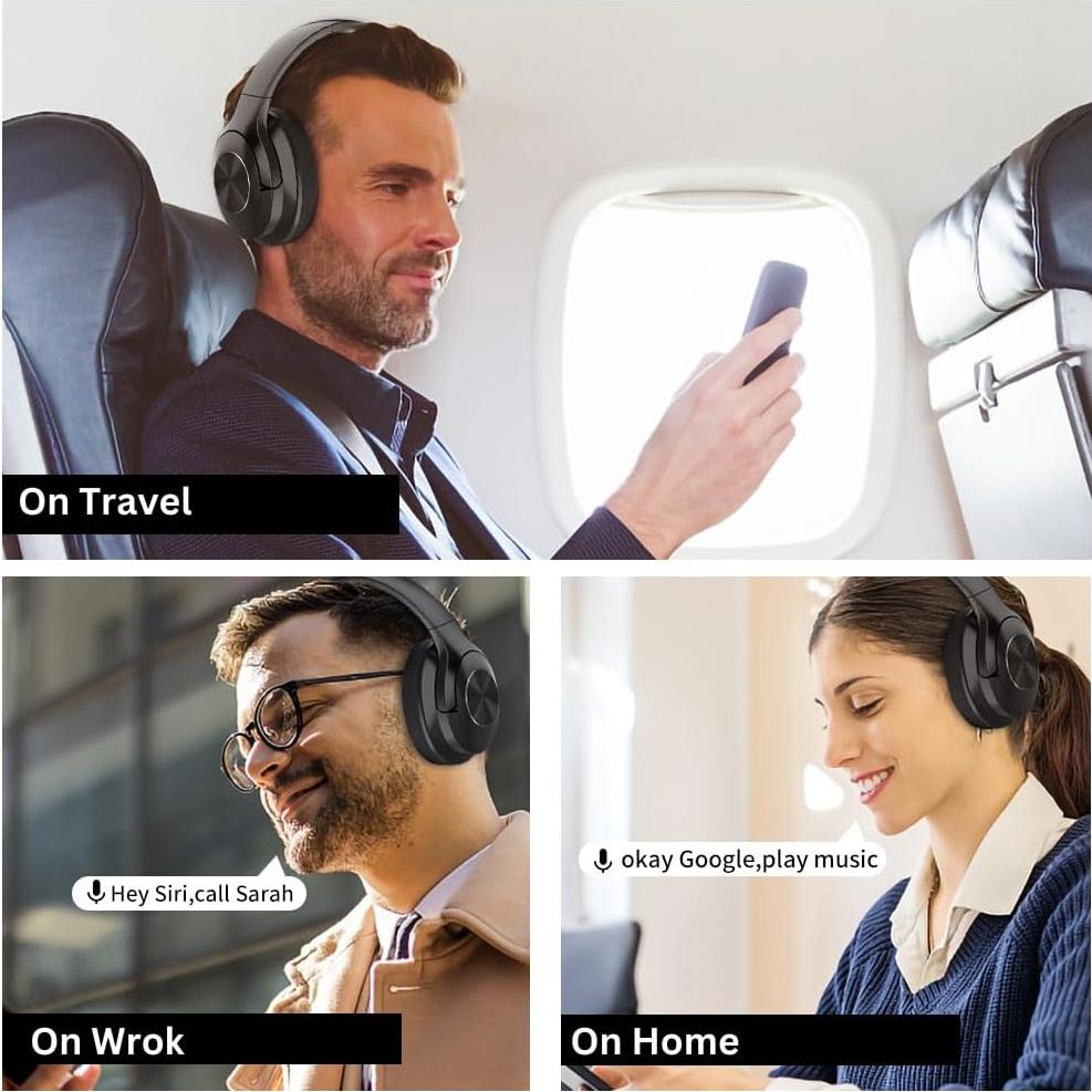 Auriculares Inalámbricos Bingozones B7 Pro Over Ear 65h