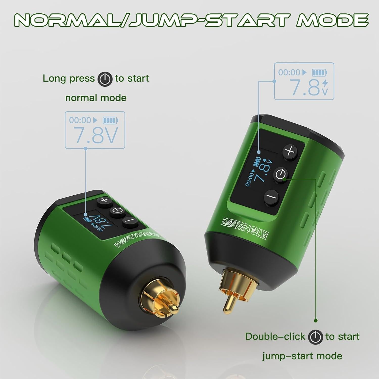 Kit de máquina de tatuaje Wormhole Wireless 1500mAh