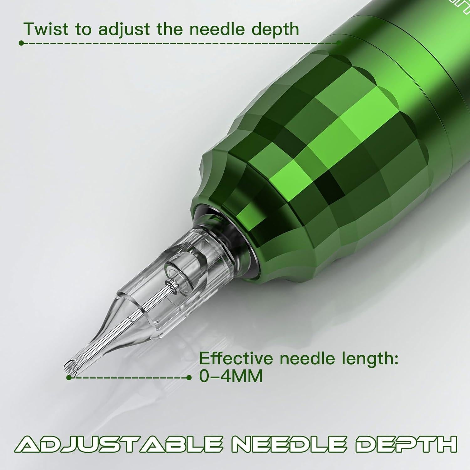 Kit de máquina de tatuaje Wormhole Wireless 1500mAh