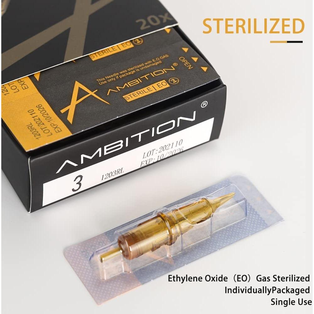 Kit Máquina de Tatuaje Inalámbrica Ambition Completo 80 Agujas