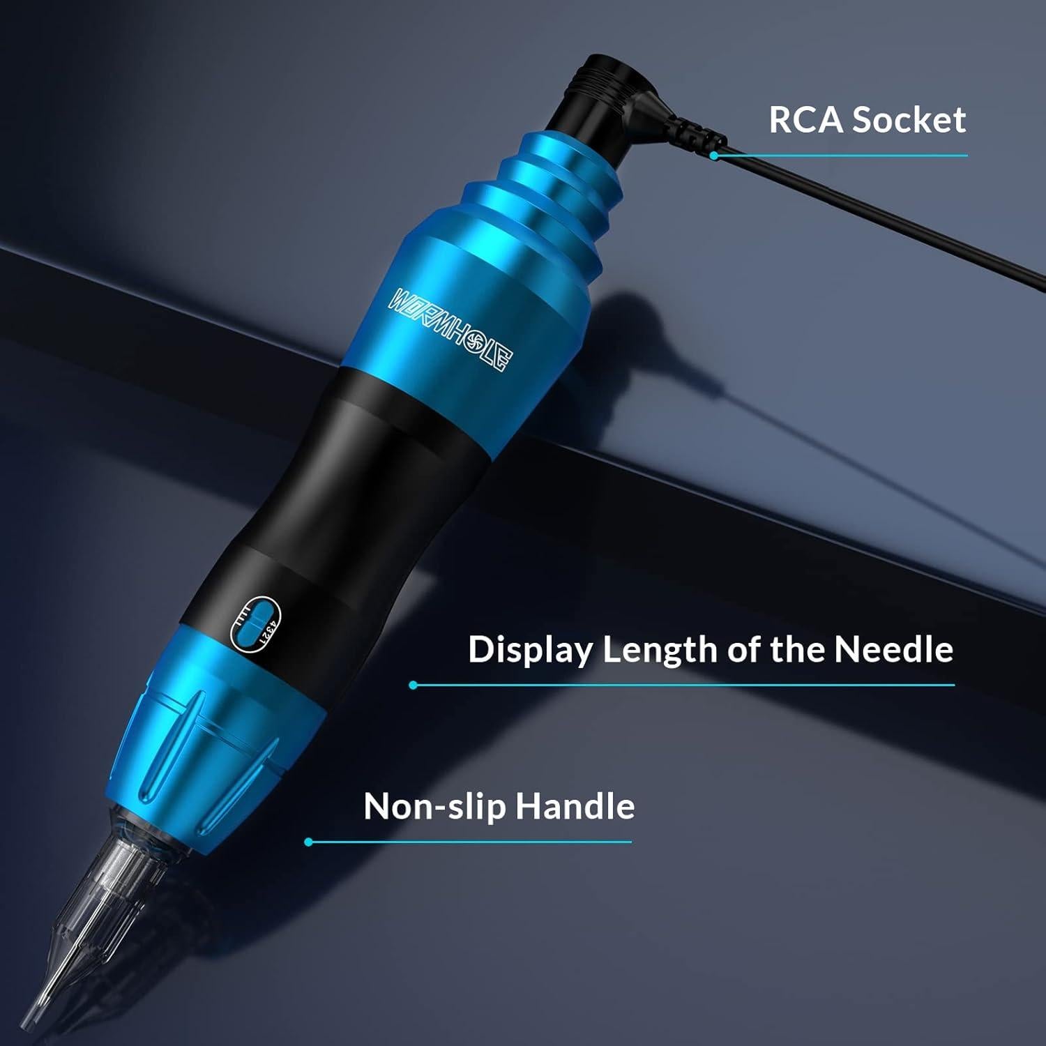 Kit de Tatuaje Wormhole Inalámbrico con 20 Agujas