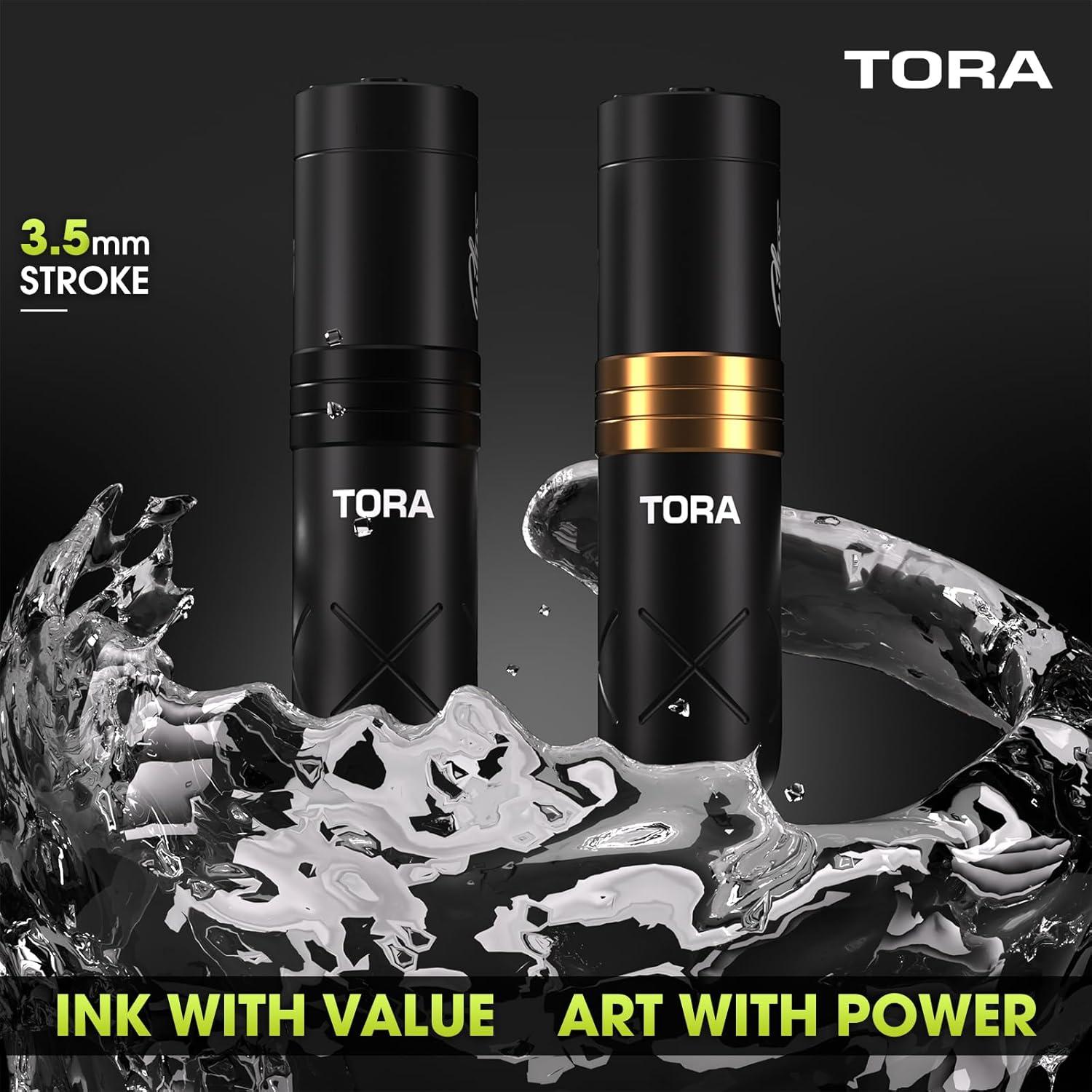 Kit Máquina de Tatuaje Filter Tora - Batería 1600mAh y 20 Agujas