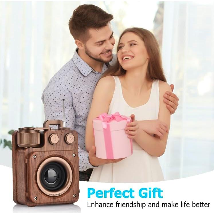 Altavoz Bluetooth Retro XYNGU A16 Inalámbrico con Radio FM