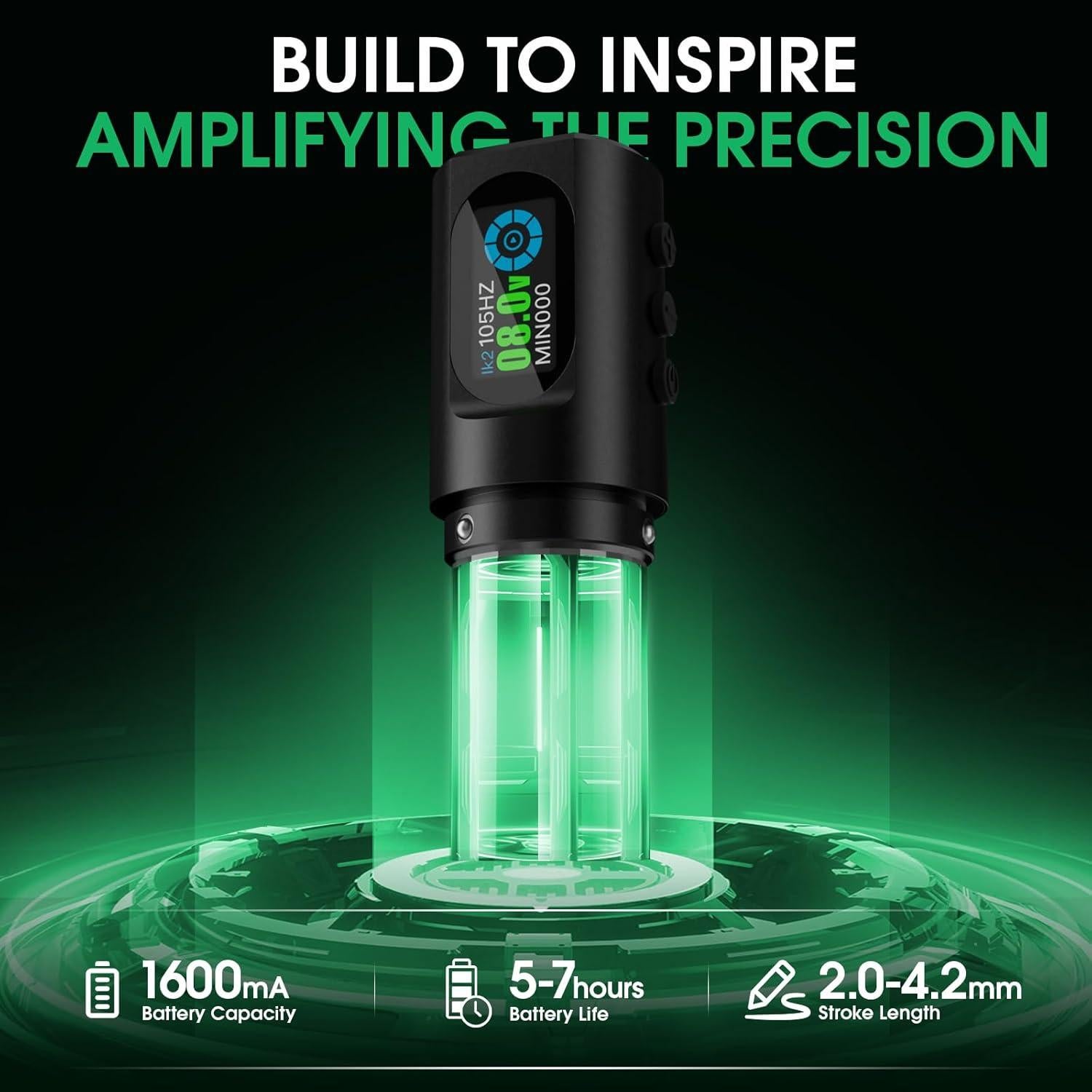 Kit de Tatuaje INKin Inkflexo Inalámbrico 2-4.2mm