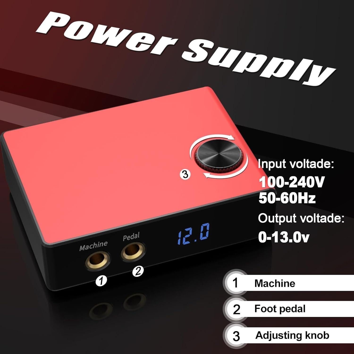 Kit de Tatuaje Solong EK129A para Principiantes con Estuche