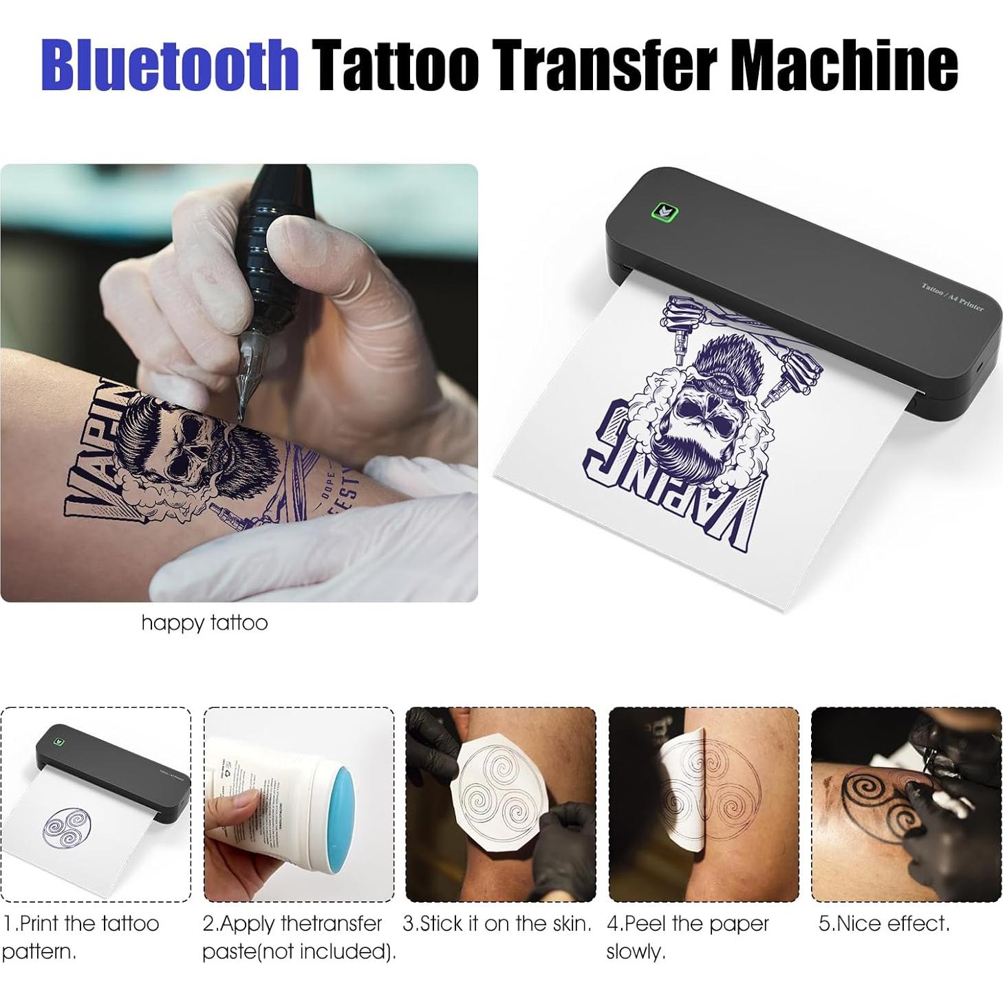 Impresora de Tatuajes BIOMASER Inalámbrica Bluetooth 1,23 kg