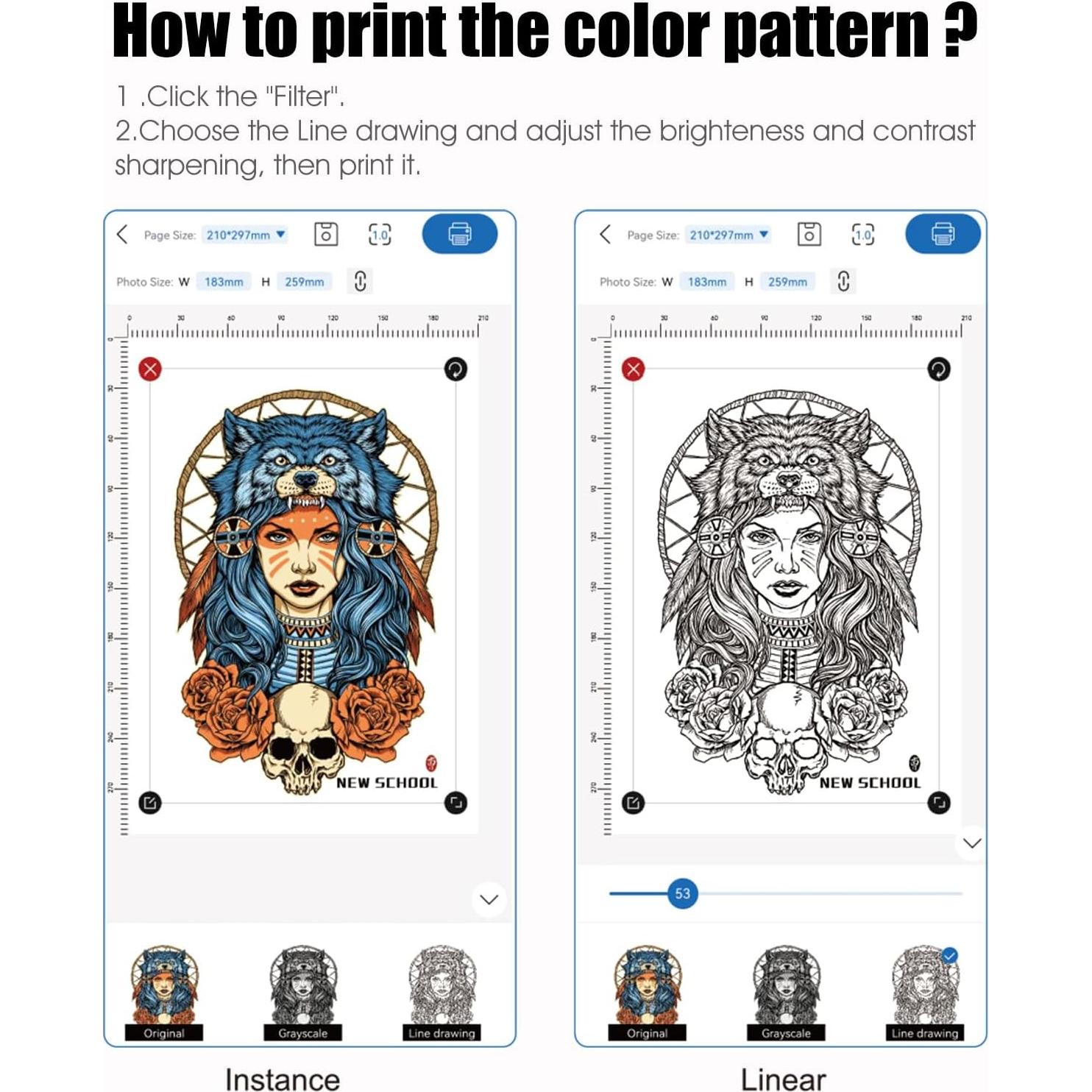 Impresora de Tatuajes BIOMASER Inalámbrica Bluetooth 1,23 kg