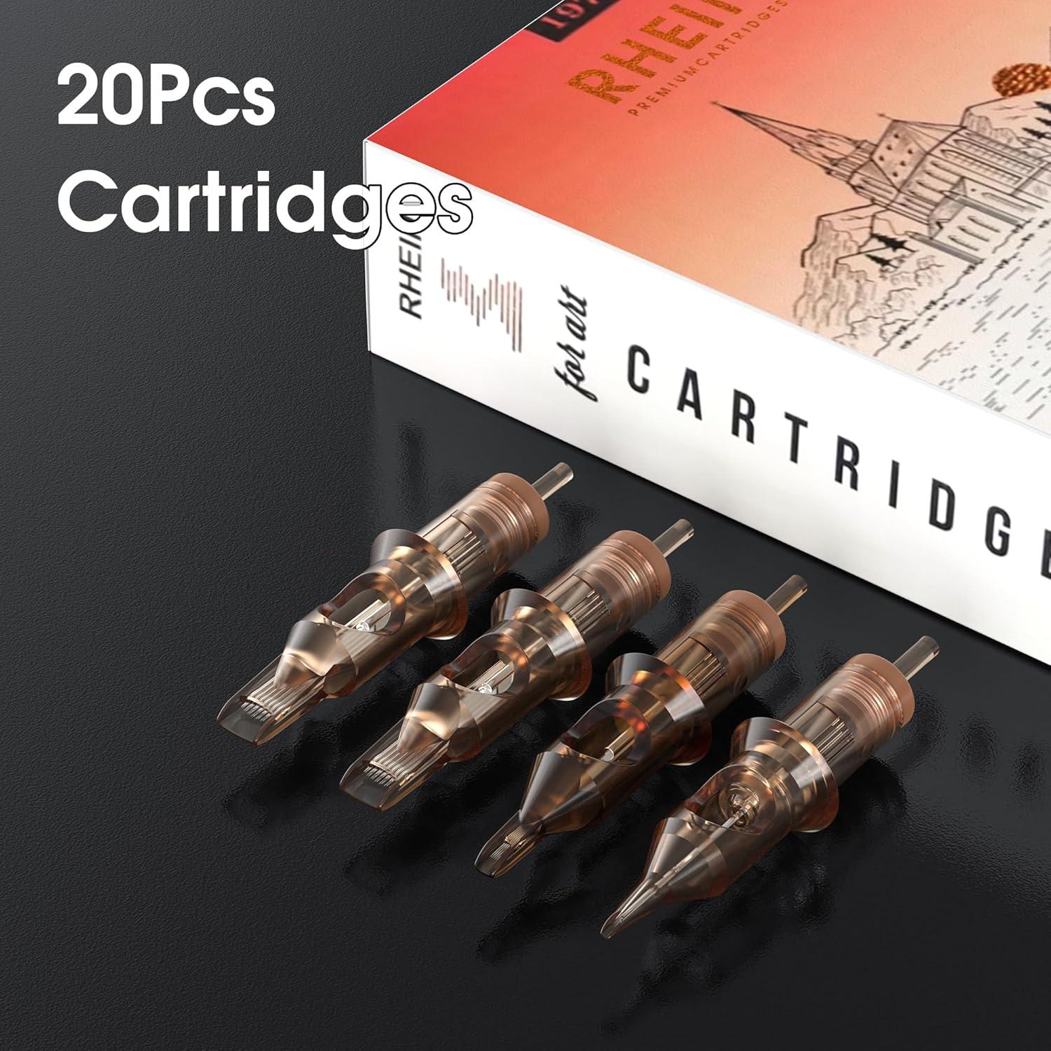 Kit de Máquina de Tatuaje Inalámbrica RNE40KIT-1 14 Tintas 20 Agujas