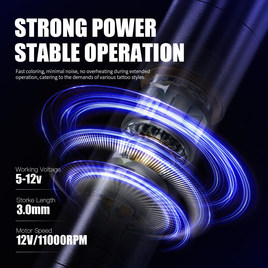 Máquina de Tatuaje Inalámbrica Mast Tour Fly 138g 23mm