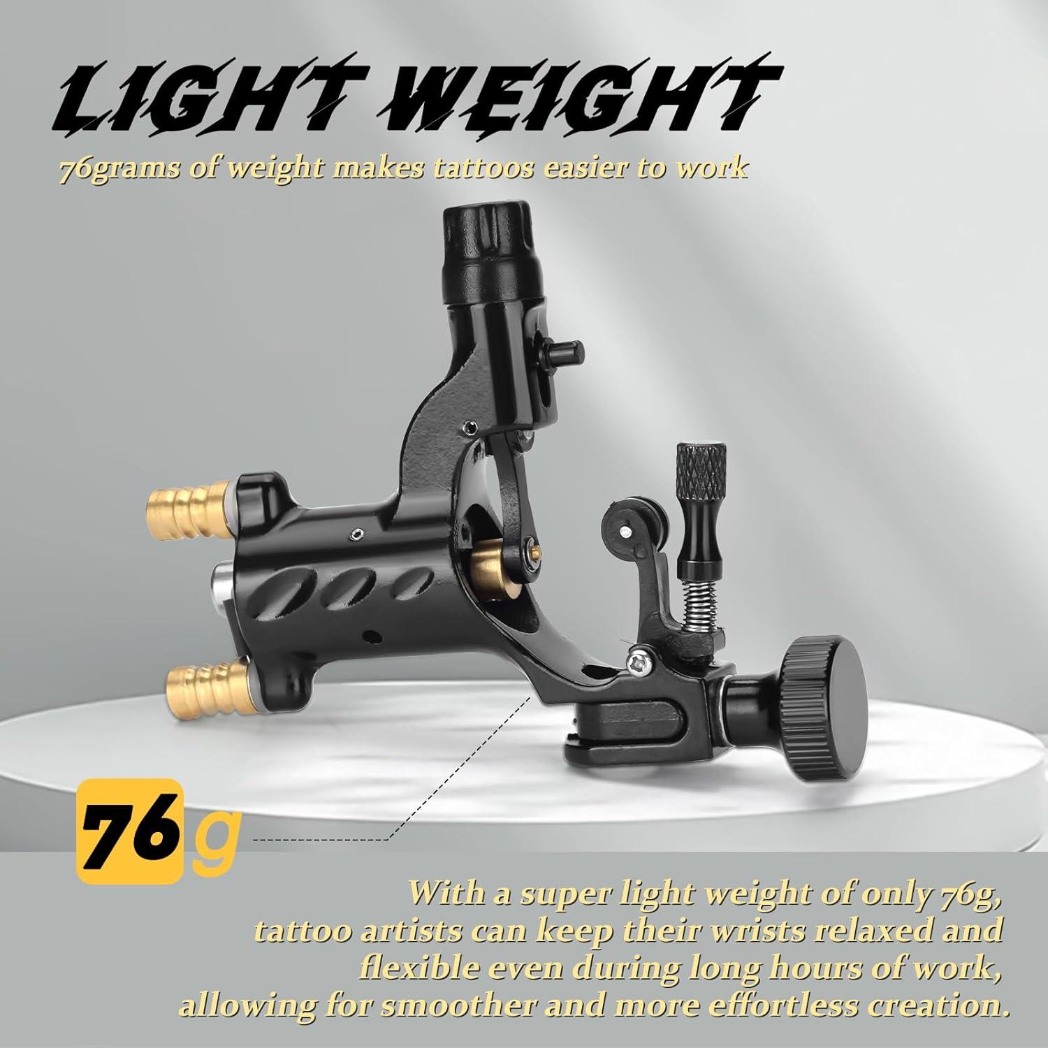 Kit de Tatuaje ATOMUS con Máquina, Agujas y Fuente