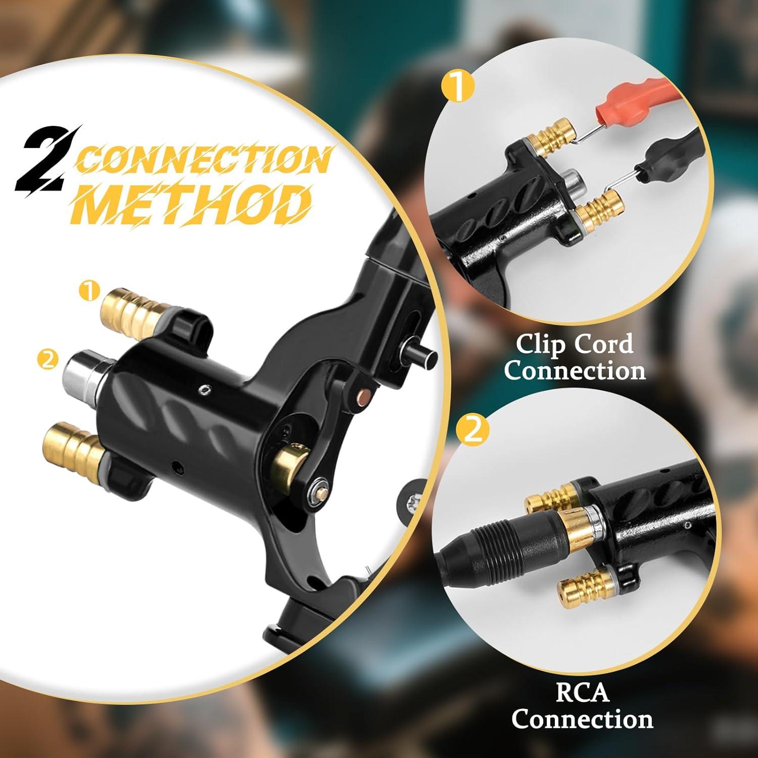 Kit de Tatuaje ATOMUS con Máquina, Agujas y Fuente