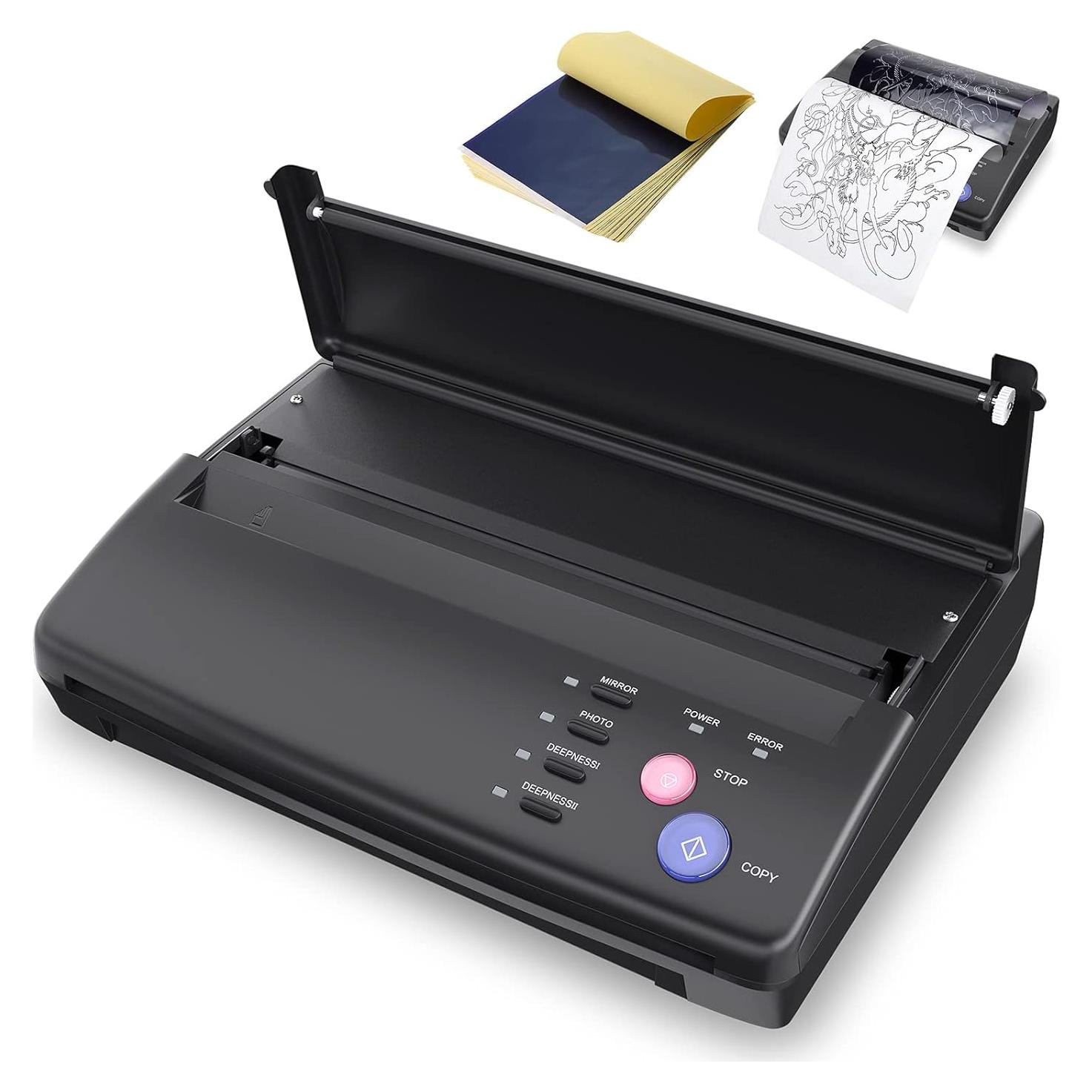 Máquina de Plantillas de Tatuaje TATELF Copiadora Térmica