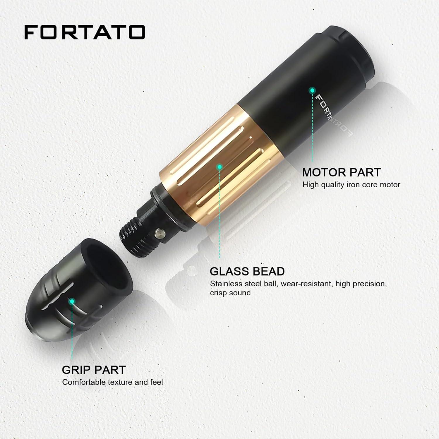 Máquina de Tatuaje FORTATO Profesional 3.5mm 6200RPM Bajo Ruido