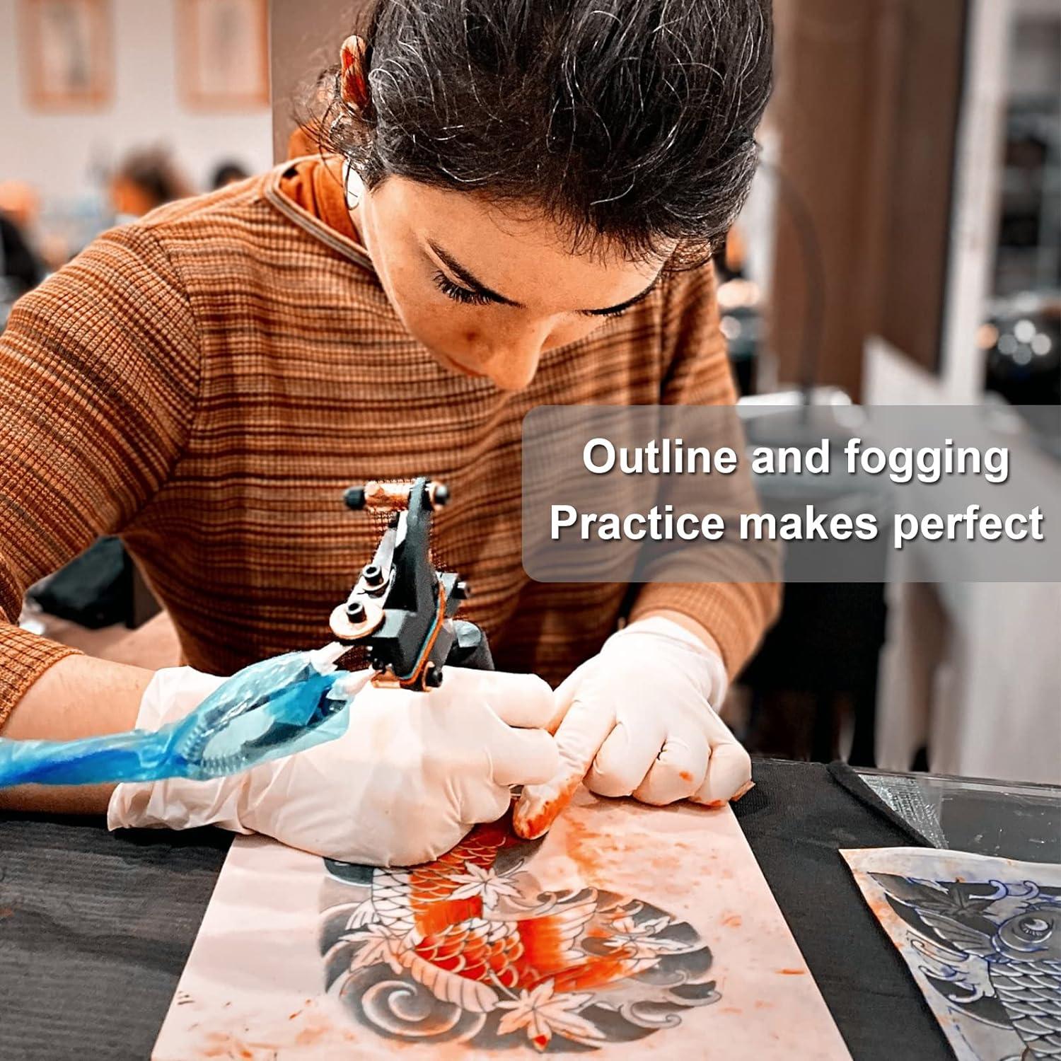 Kit Pieles de Tatuaje 3MM Autdor 35Pcs con Papel Transferencia