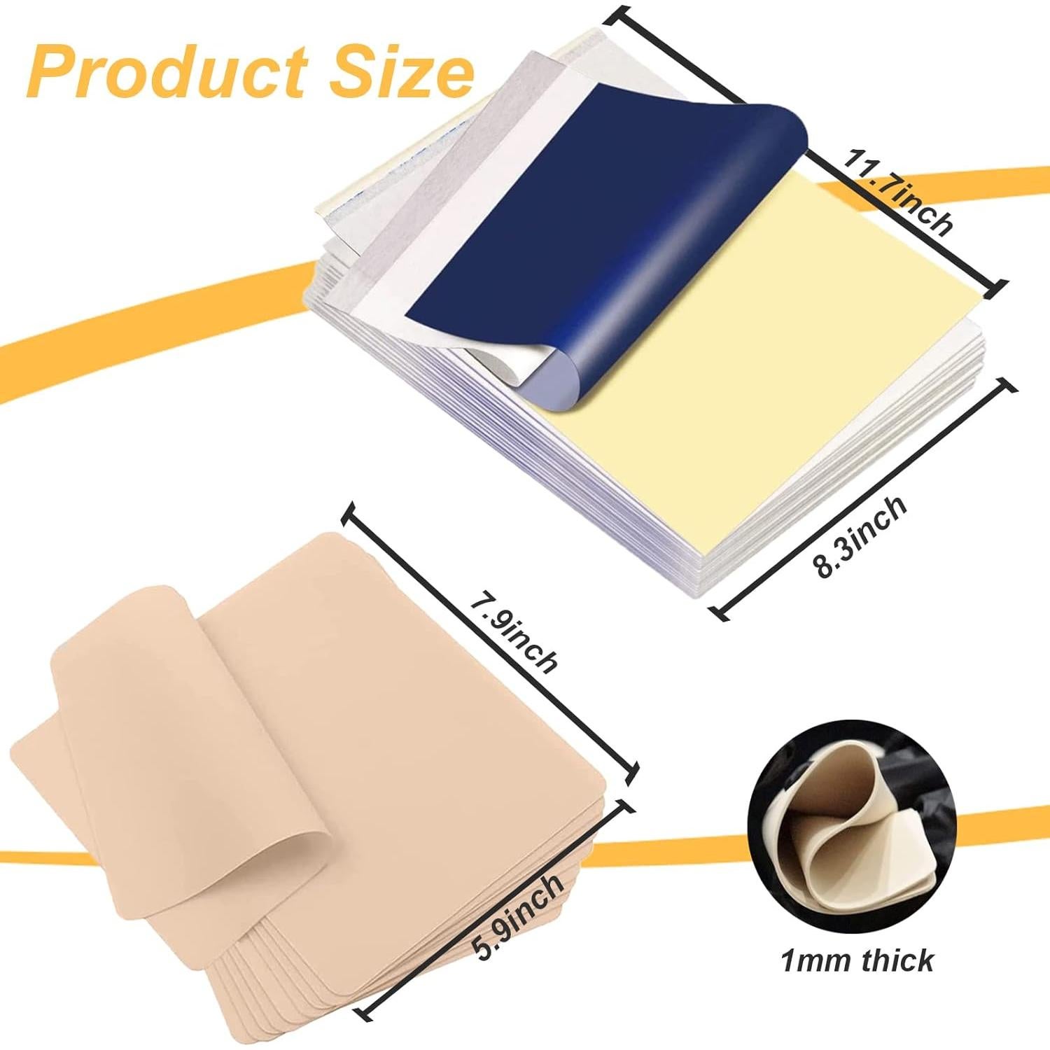 Kit de Tatuaje Yuelong 30 Piezas Piel y Papel Transferencia