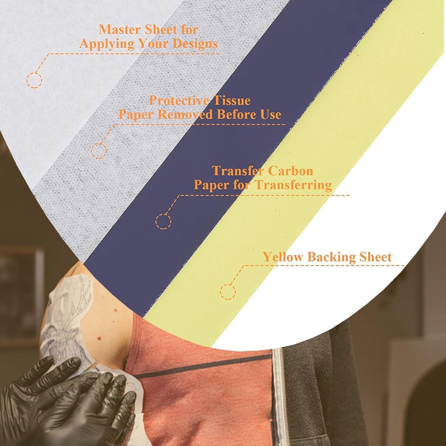 Kit de Tatuaje Yuelong 30 Piezas Piel y Papel Transferencia