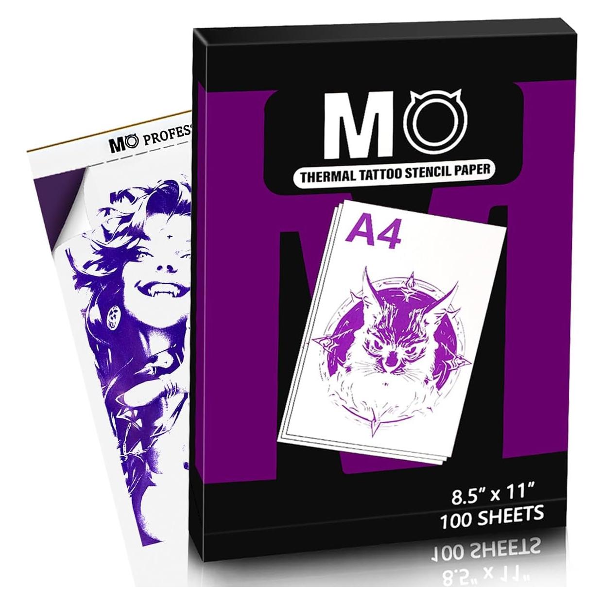 Papel de Transferencia de Tatuaje MO MOLONG 100 Hojas A4