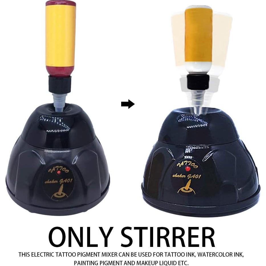 Mezclador de Tinta Tookie 5200RPM para Tatuajes Negro