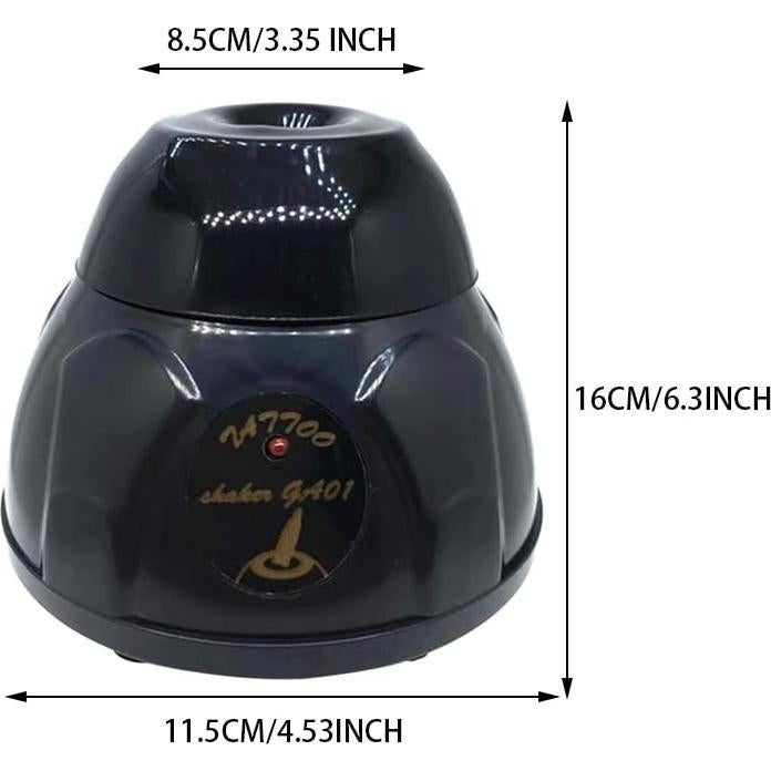 Mezclador de Tinta Tookie 5200RPM para Tatuajes Negro