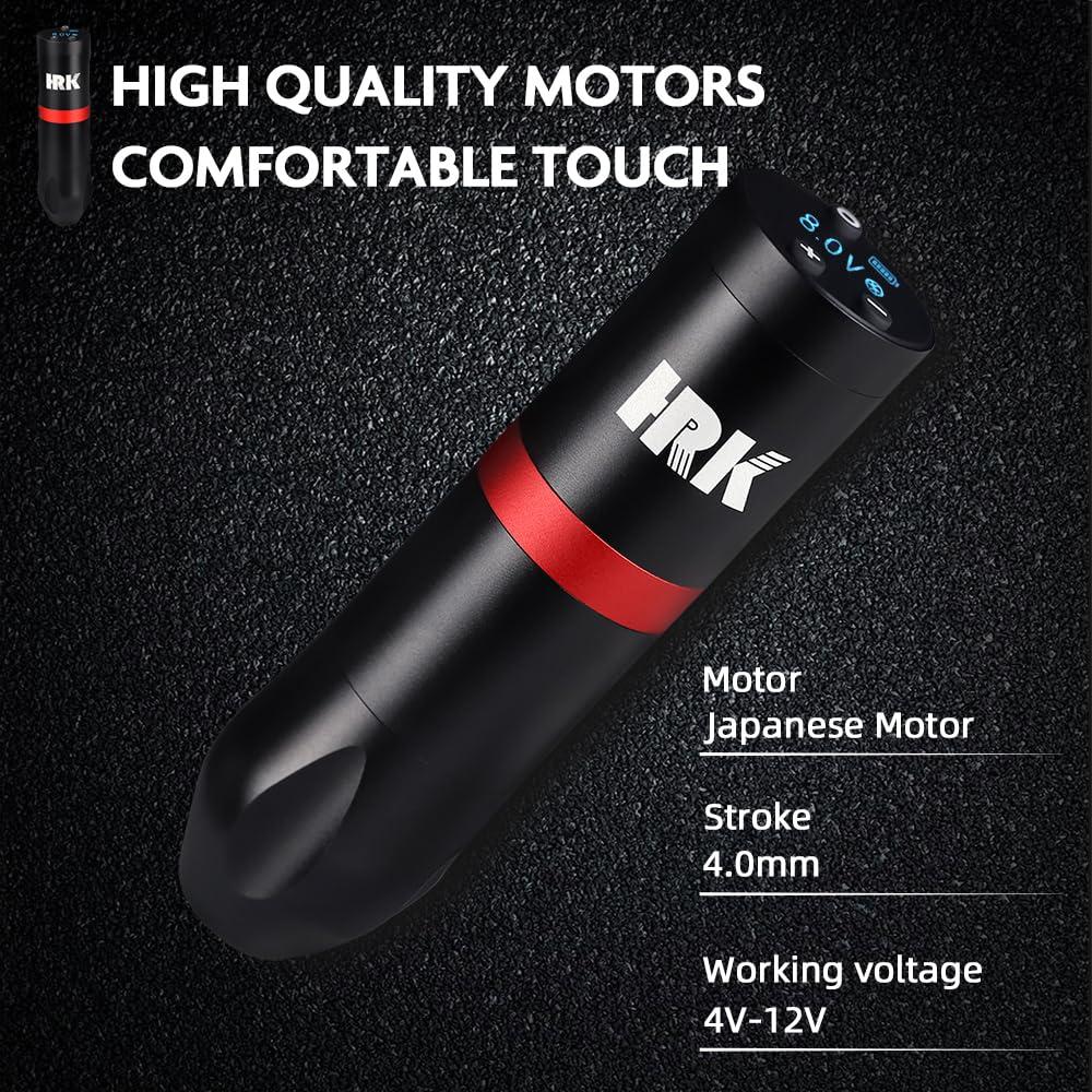 Kit de Pluma de Tatuaje MO MOLONG Inalámbrica 20 Agujas