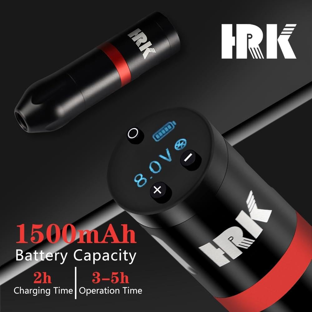 Kit de Pluma de Tatuaje MO MOLONG Inalámbrica 20 Agujas