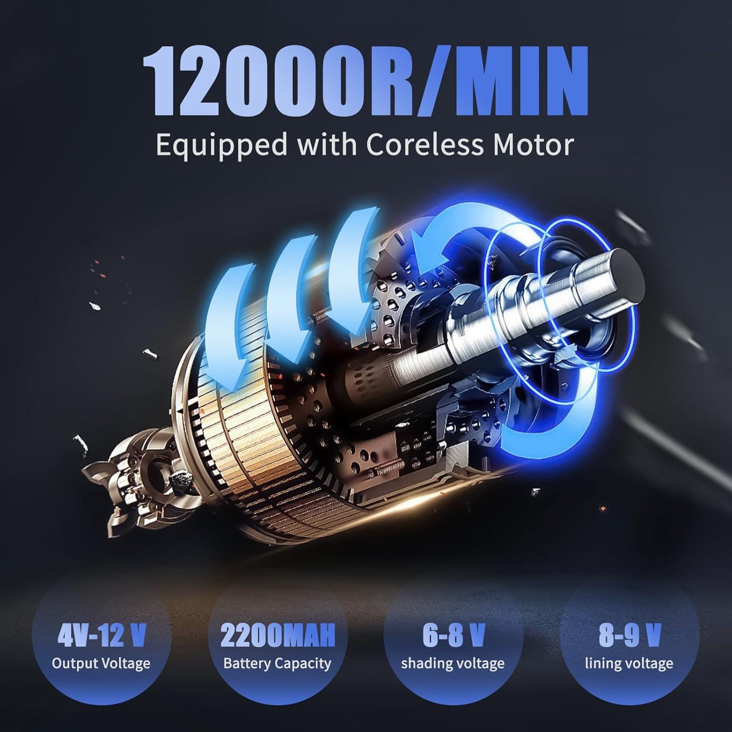 Kit de Tatuaje Inalámbrico INKCHUM con 2 Baterías 2200mAh