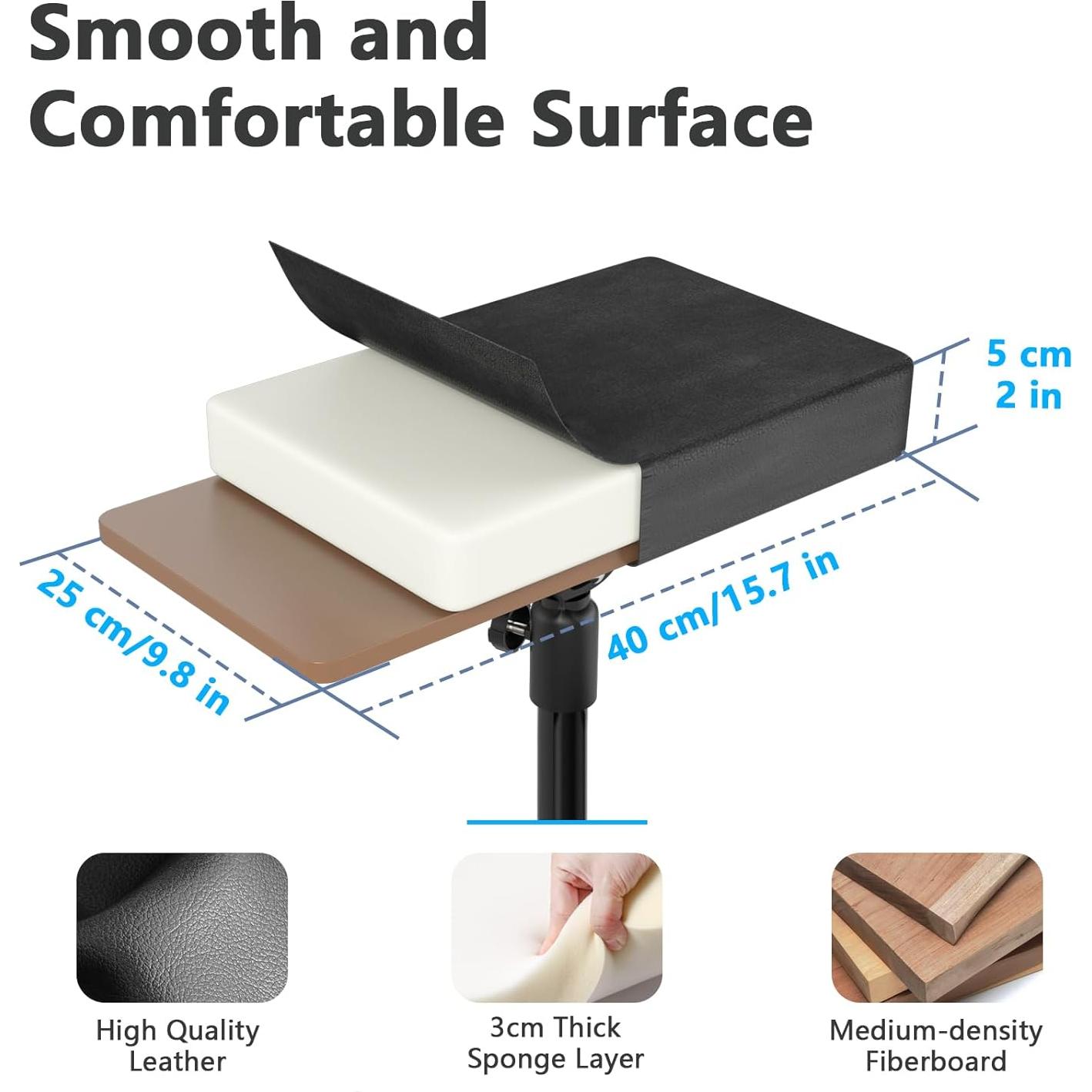 Soporte para brazo de tatuaje ZHOOGE ajustable con bandeja