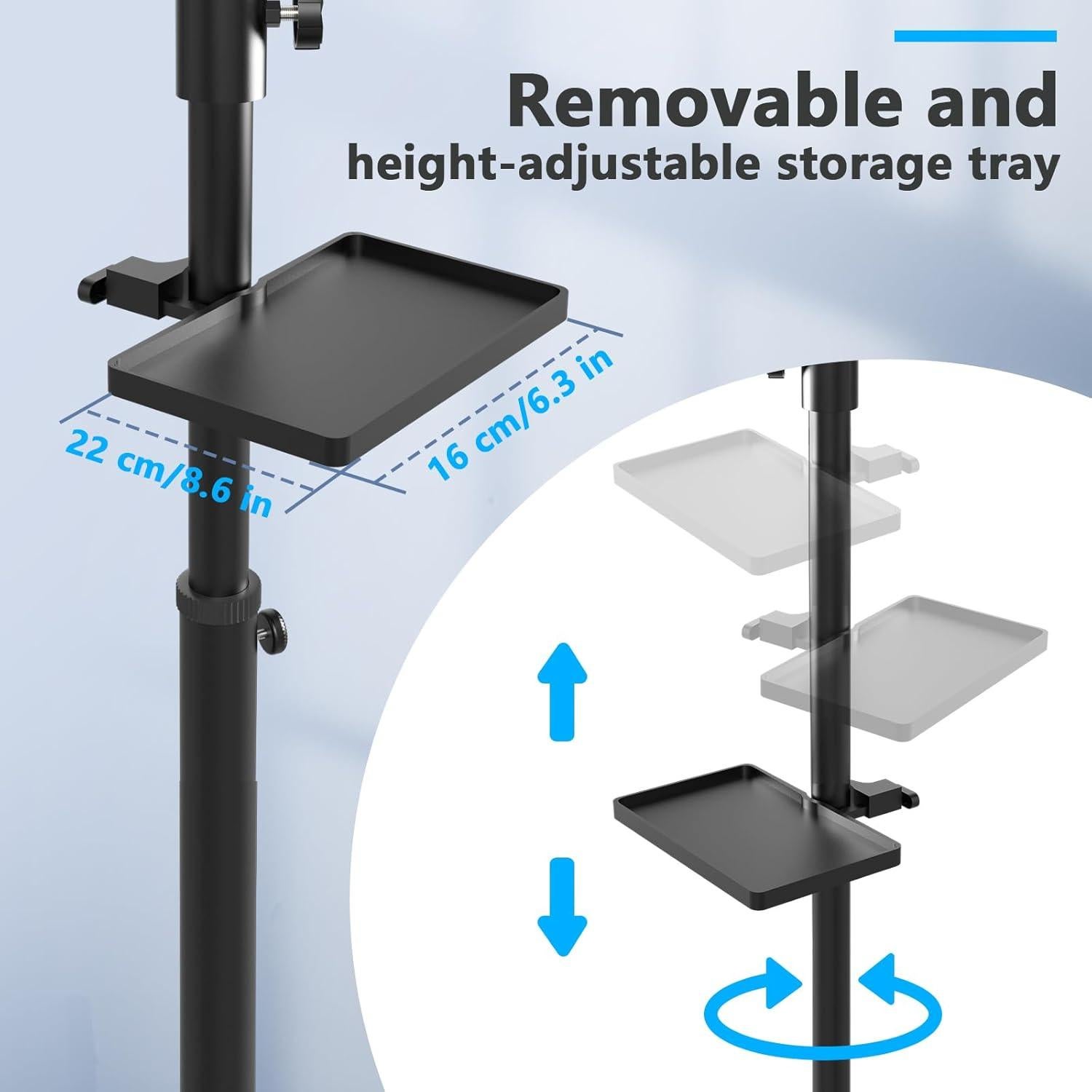 Soporte para brazo de tatuaje ZHOOGE ajustable con bandeja