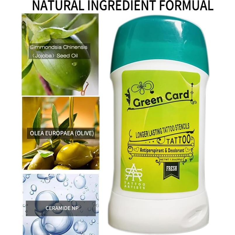 Pega para Transferencia de Tatuajes ZYG 11.4x5.1cm Antitranspirante