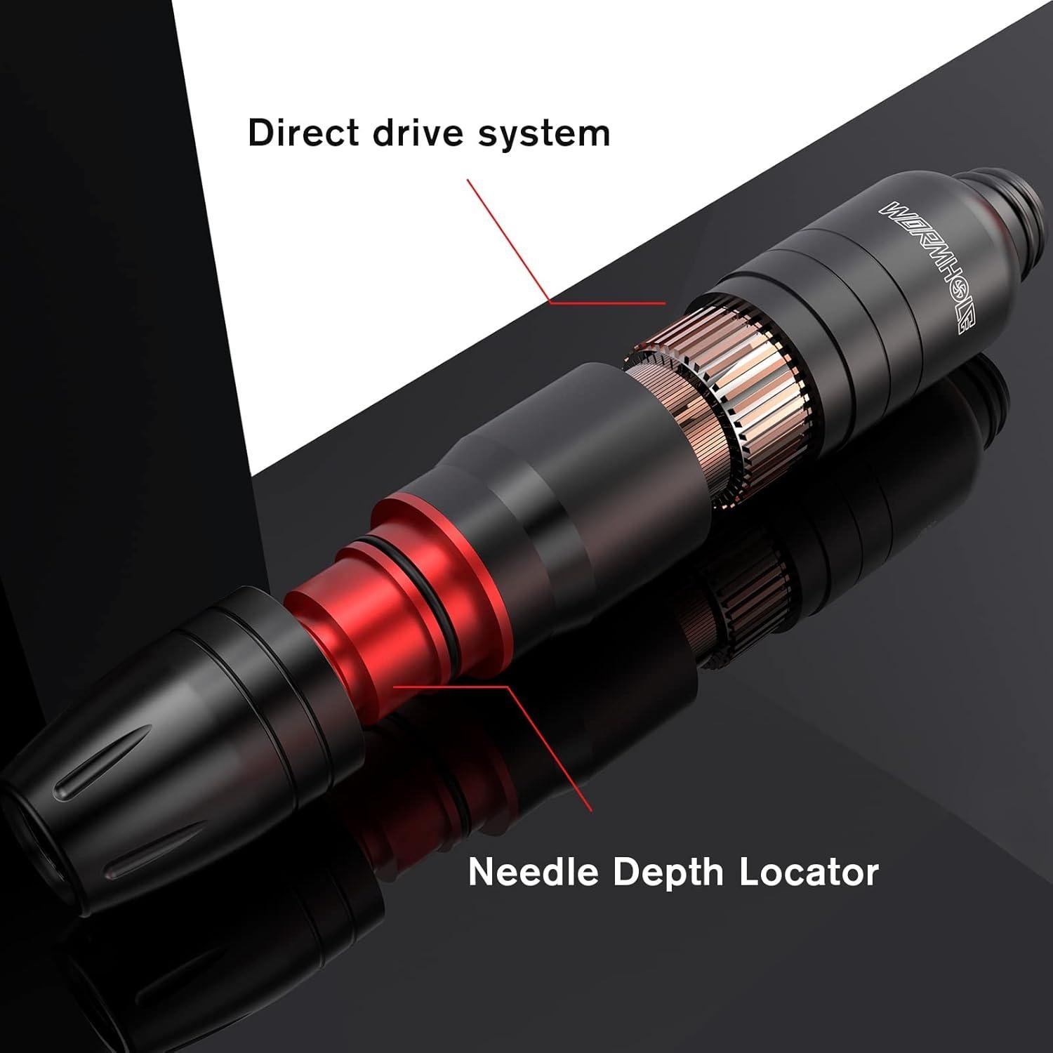 Kit de Tatuaje Completo WTK166 con Máquina Rotativa