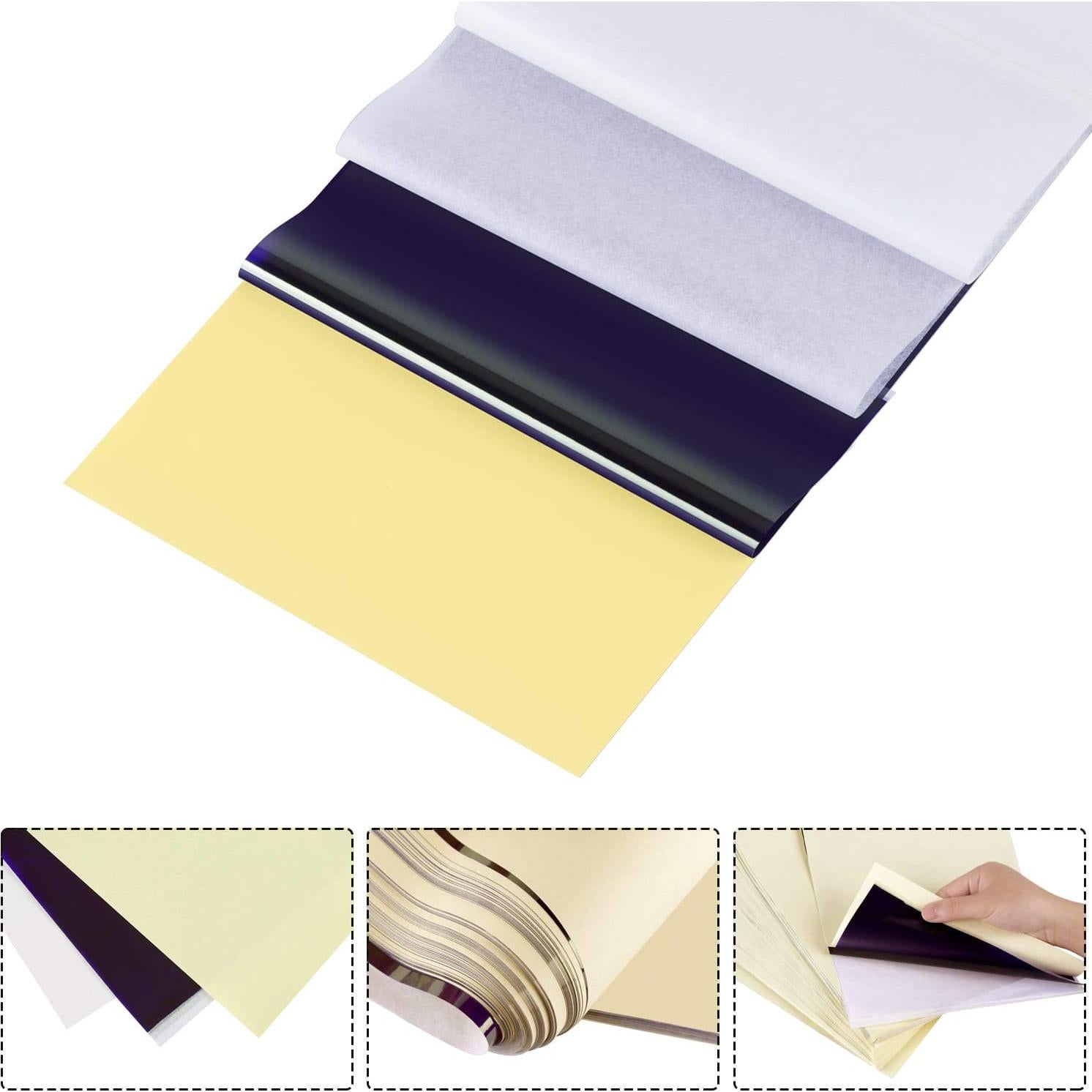 Papel de Transferencia para Tatuajes Cridoz 100 Hojas Azul