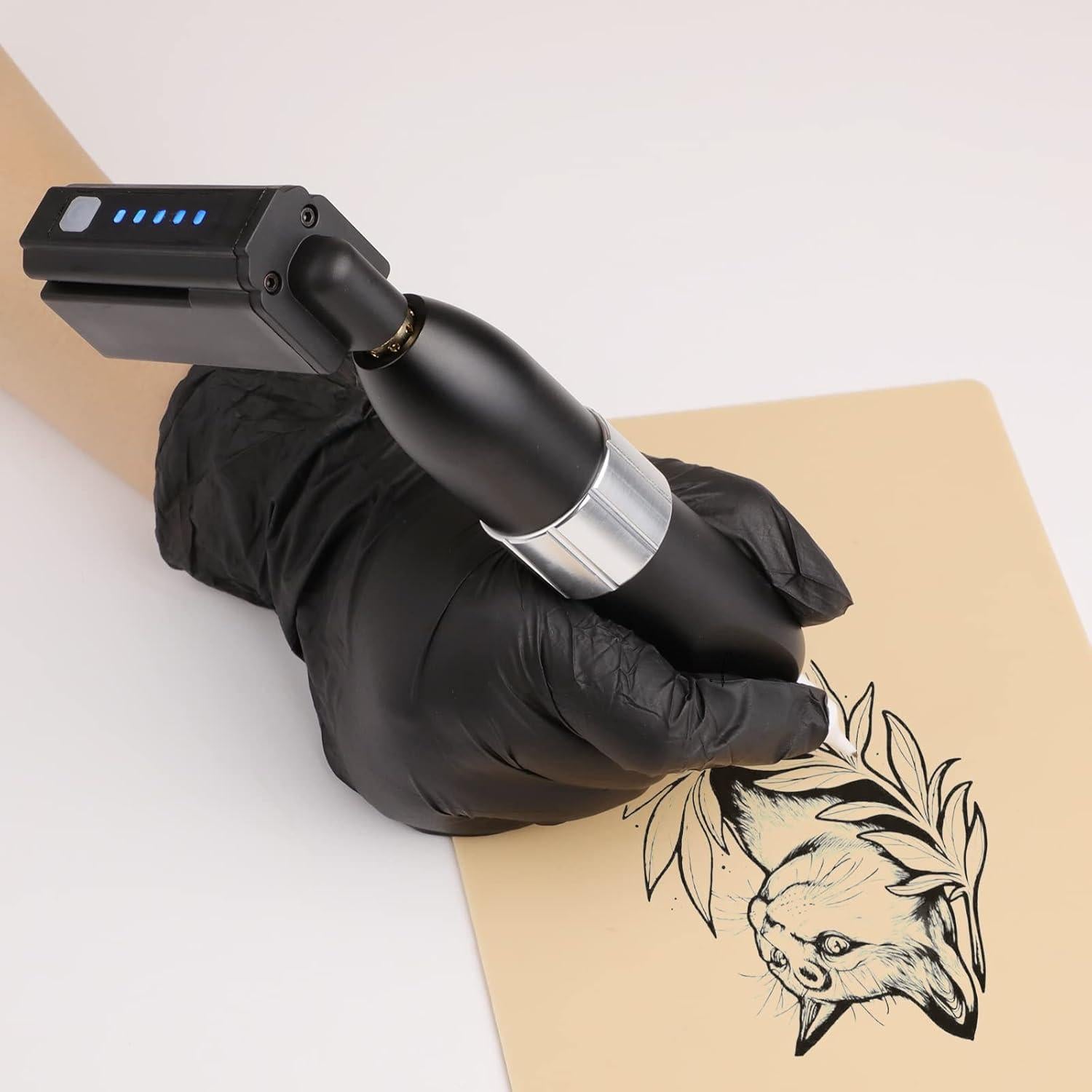 Kit de Tatuaje Inalámbrico Solong 1500mAH con Estuche