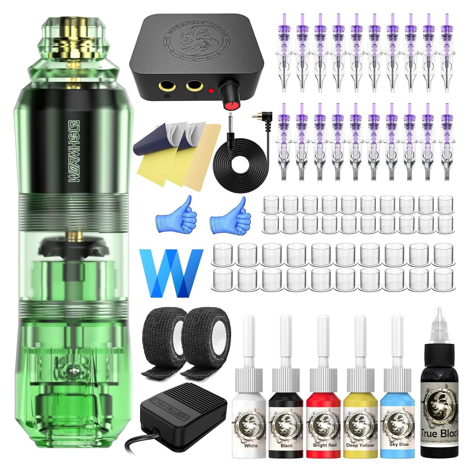 Kit de Tatuaje Wormhole WTK159 Completo para Principiantes