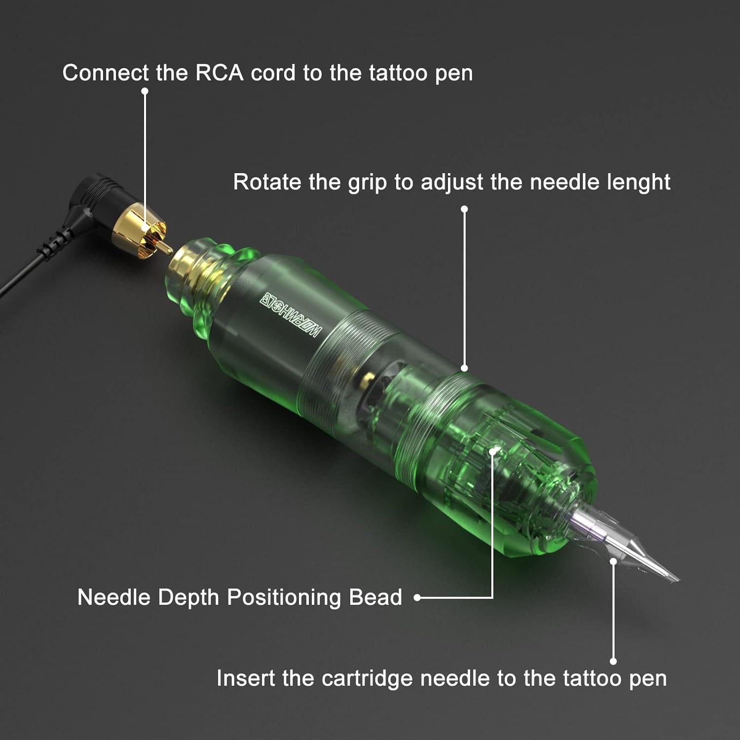 Kit de Tatuaje Wormhole WTK159 Completo para Principiantes