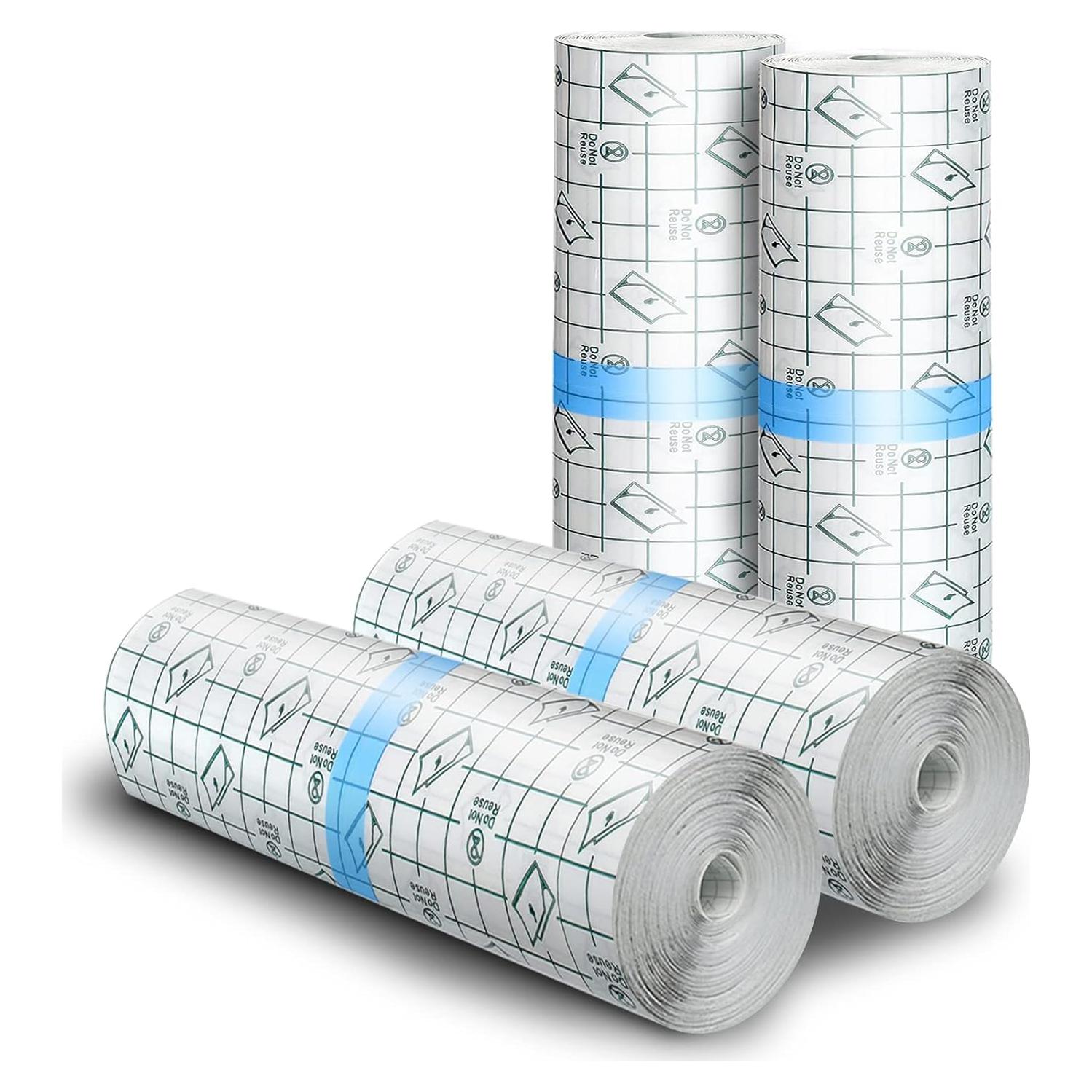 Vendajes Impermeables BFONS para Tatuajes 6 cm x 4 m 4 Rollos