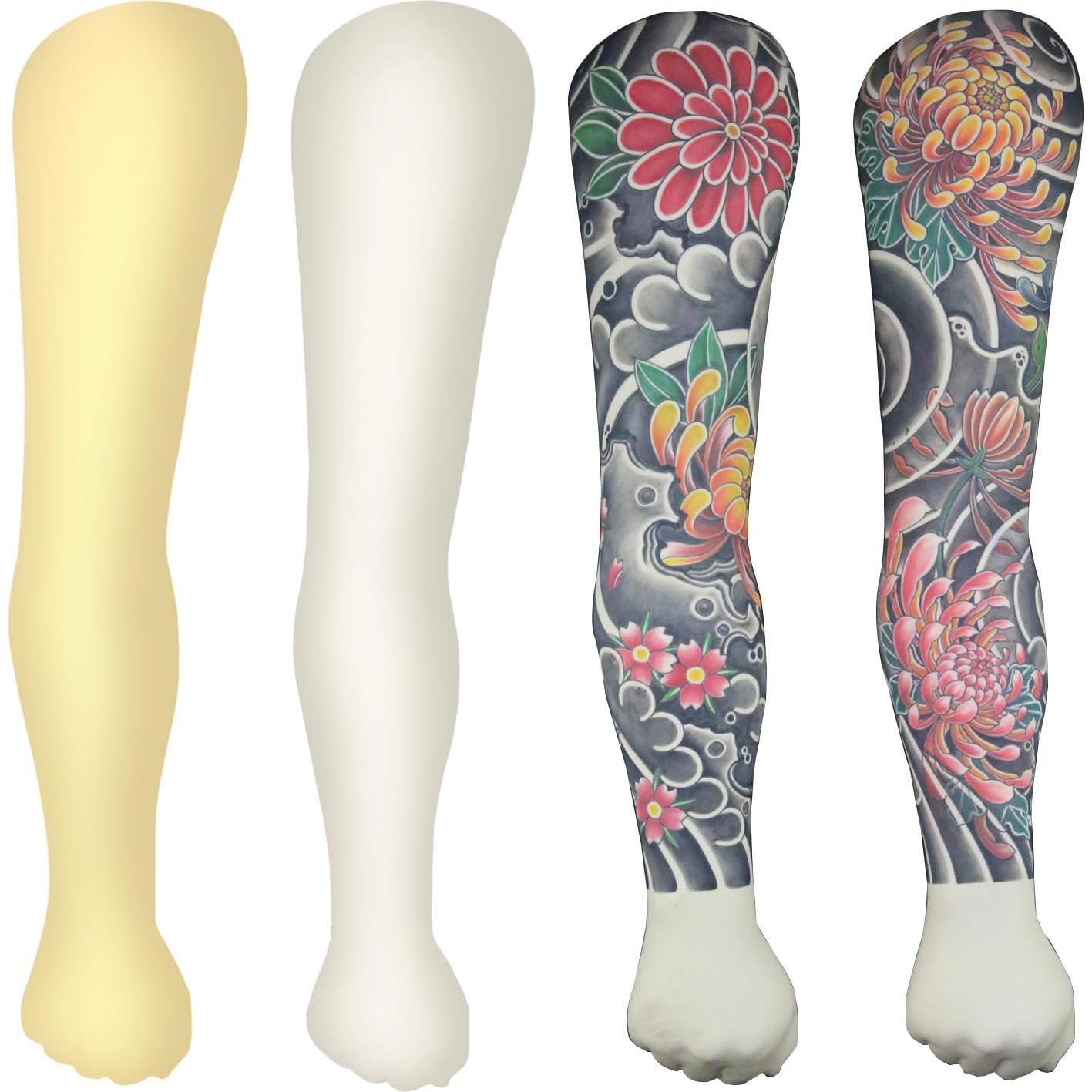 Brazo de Práctica para Tatuajes Silicona Blanca 33x24cm