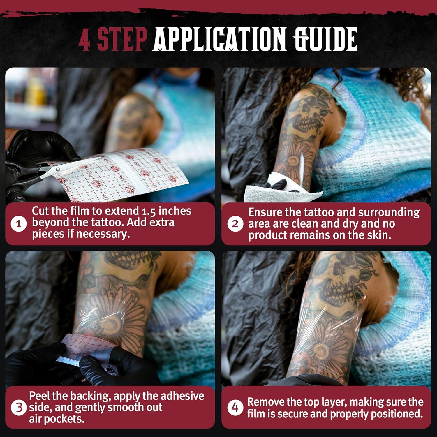 Hustle Butter Envoltura para Tatuajes 15.24x3.71cm - Rollo Adhesivo