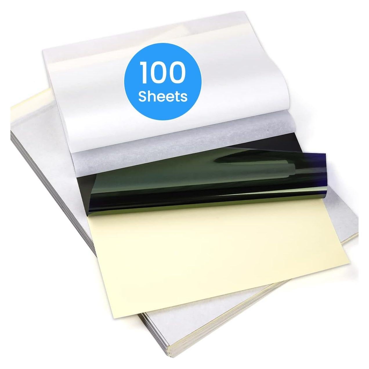 Papel de Transferencia de Tatuaje Phomemo A4 - 100 Hojas Azul